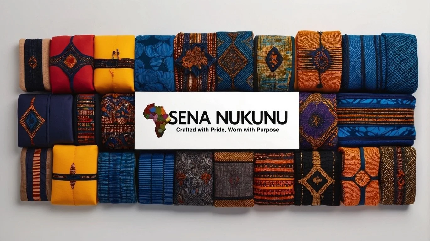 Explore Sena Nukunu: traditional African craftsmanship meets modern fashion and art, empowering artisans through sustainable opportunities. Discover collection.