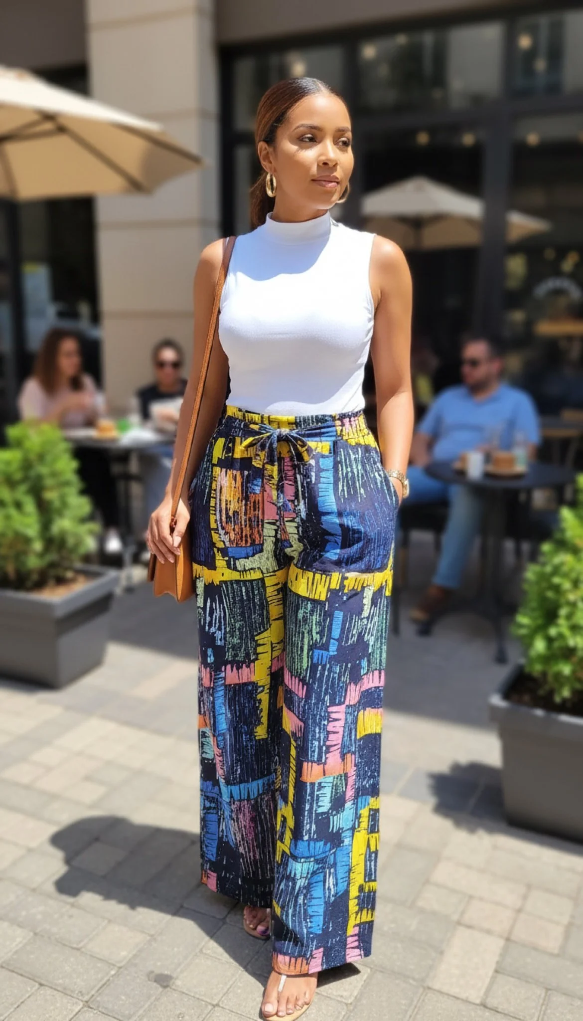 Dzidzɔ Vɛ Rhythm Palazzo Pants