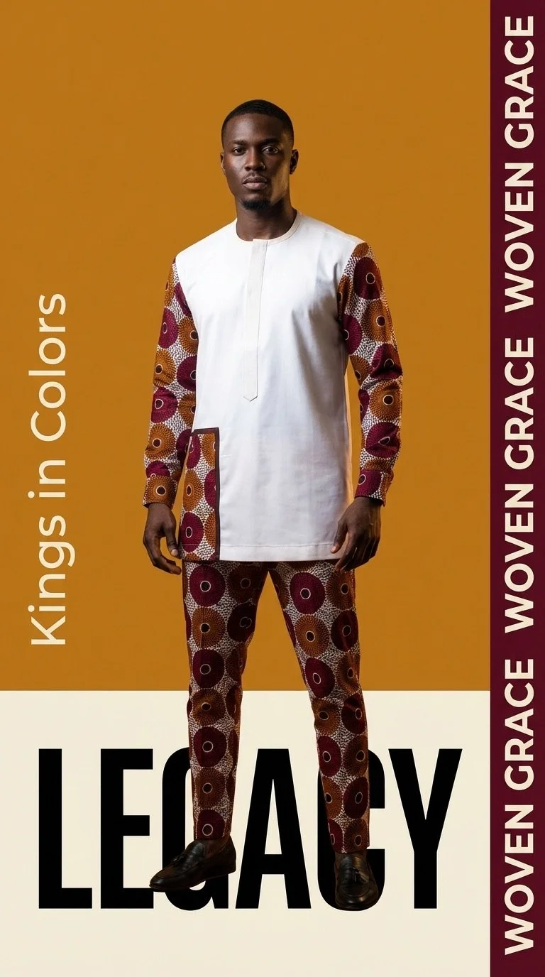 Circle of Legacy Set - Men’s African-Inspired Outfit (US Men’s Size XLarge)