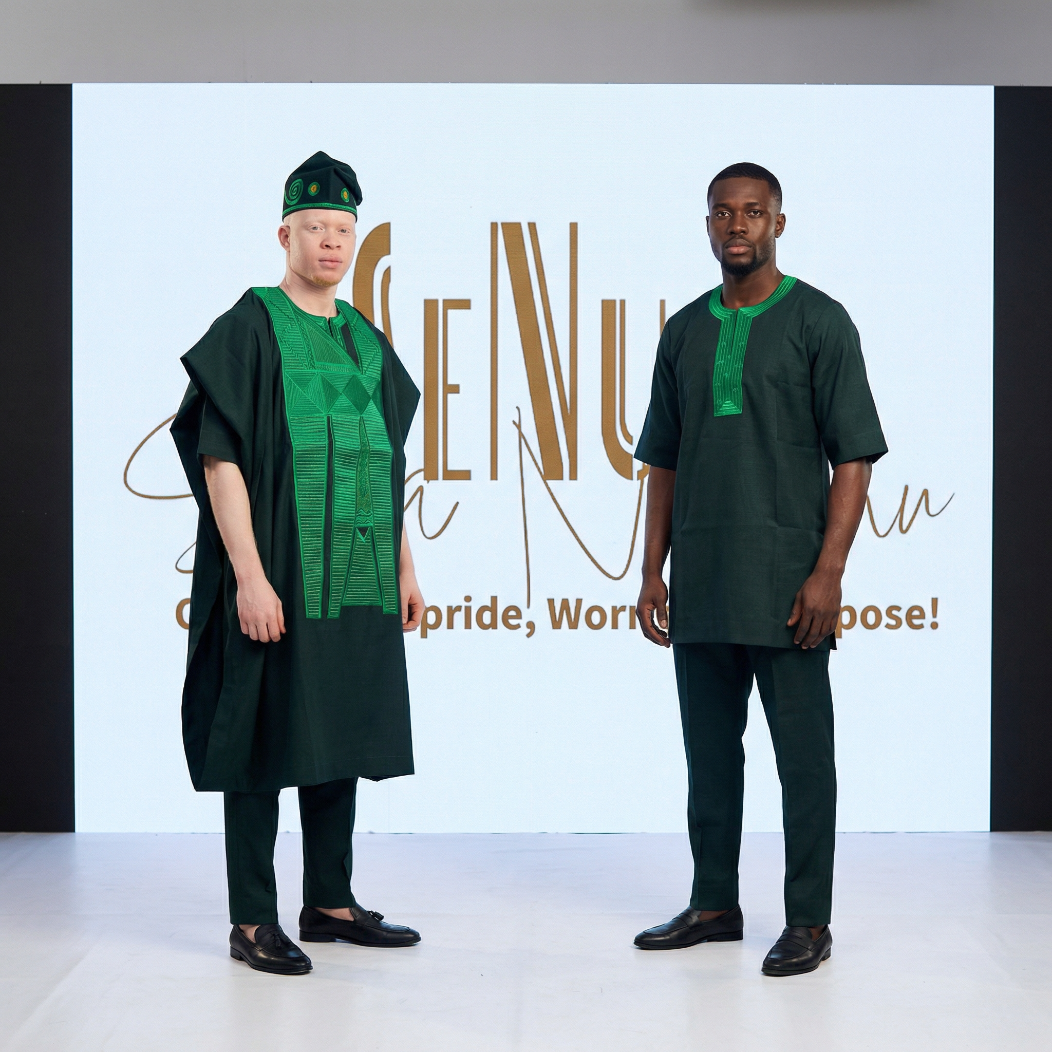 Emerald Throne Ensemble 4-Piece Agbada Set - Men’s African-Inspired Four-Piece Set (US Men’s Size XLarge)