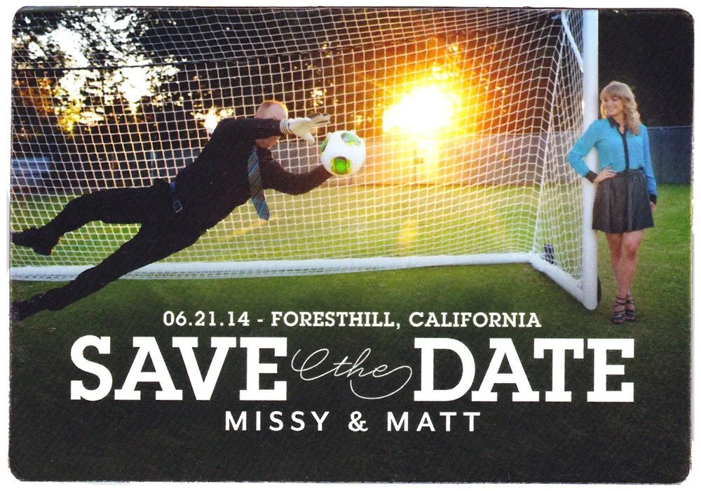 Missy and Matt's 'Save the Date' magnet