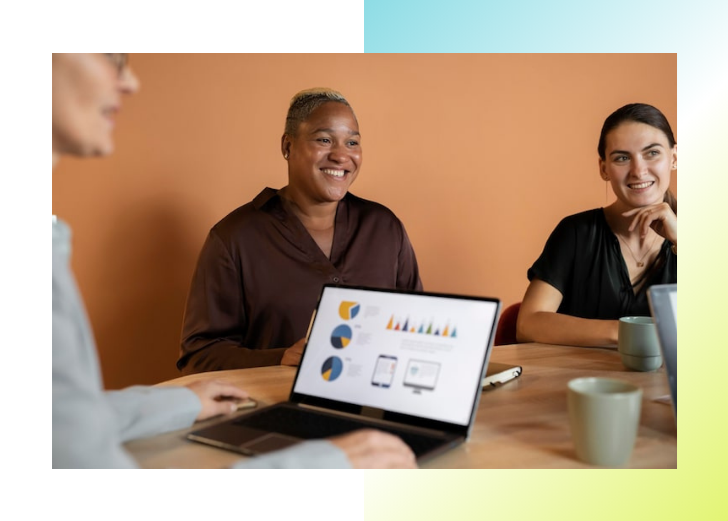 OKR dashboard showing current objectives and measurable key results