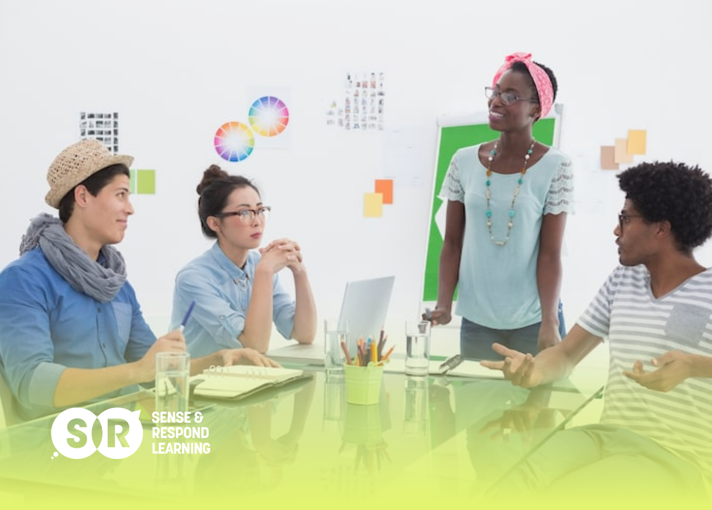 Team synthesizing insights from user research during a sprint