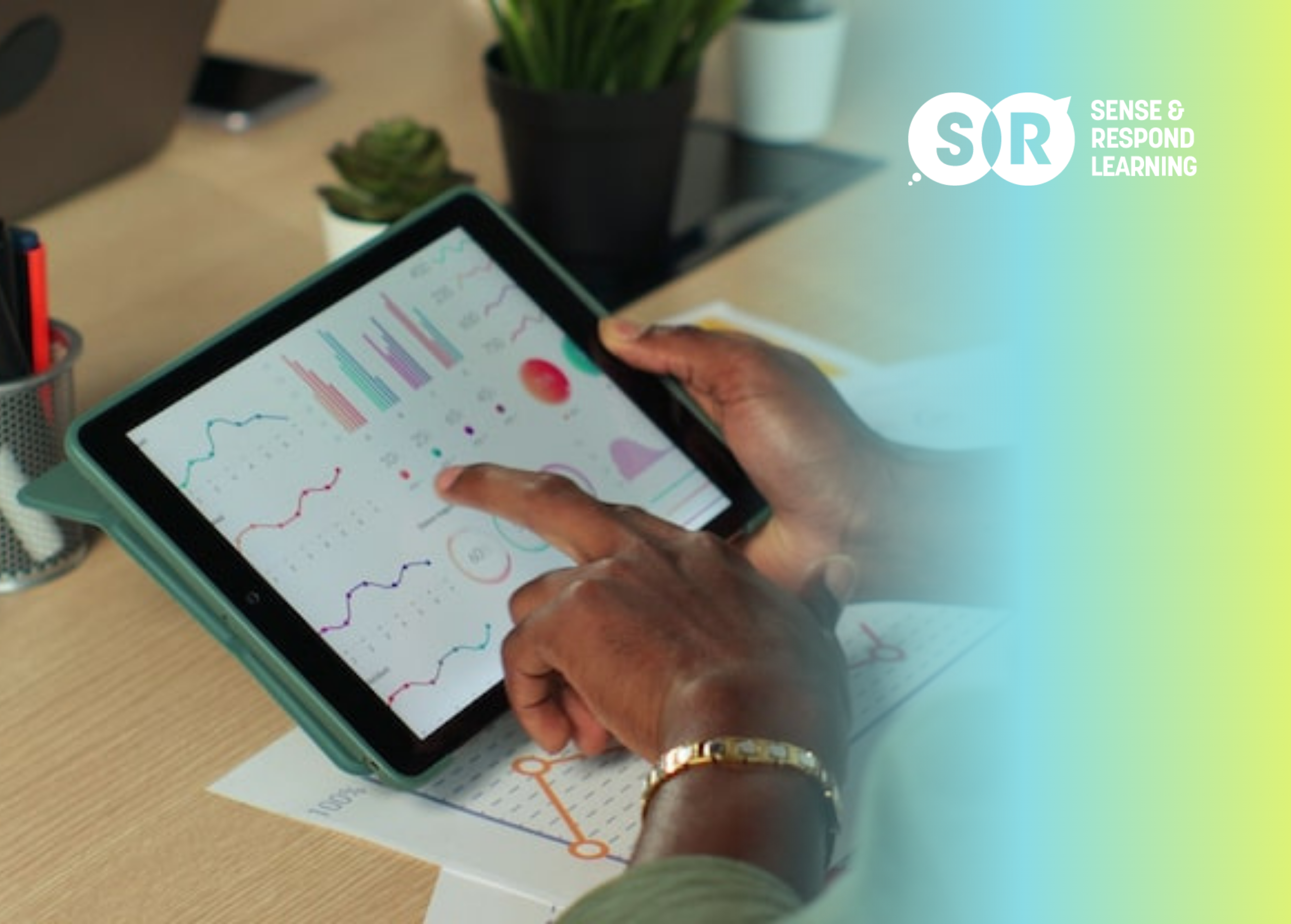 Designer reviewing user behavior analytics on a dashboard after a feature launch