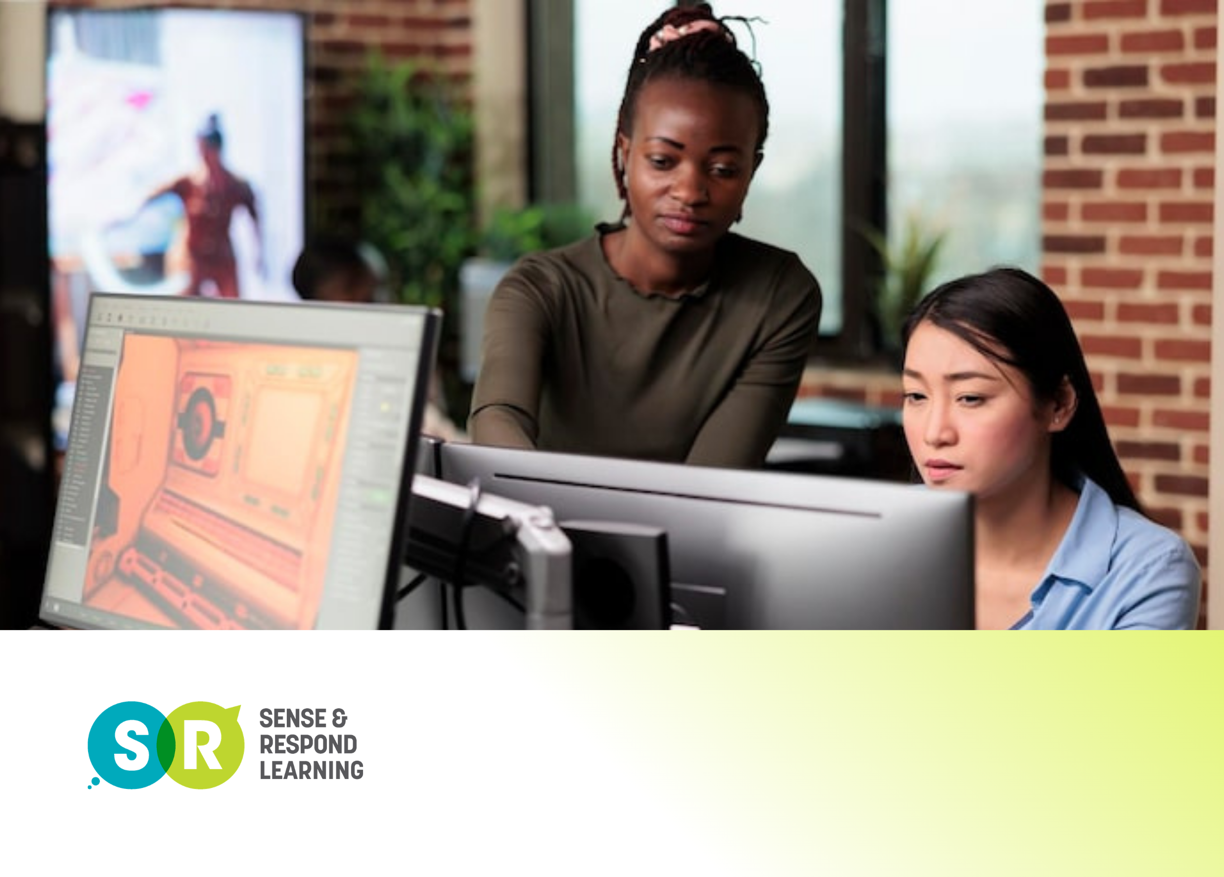 Product team running a rapid AI-enabled learning cycle with outcome measurement and hypothesis iteration