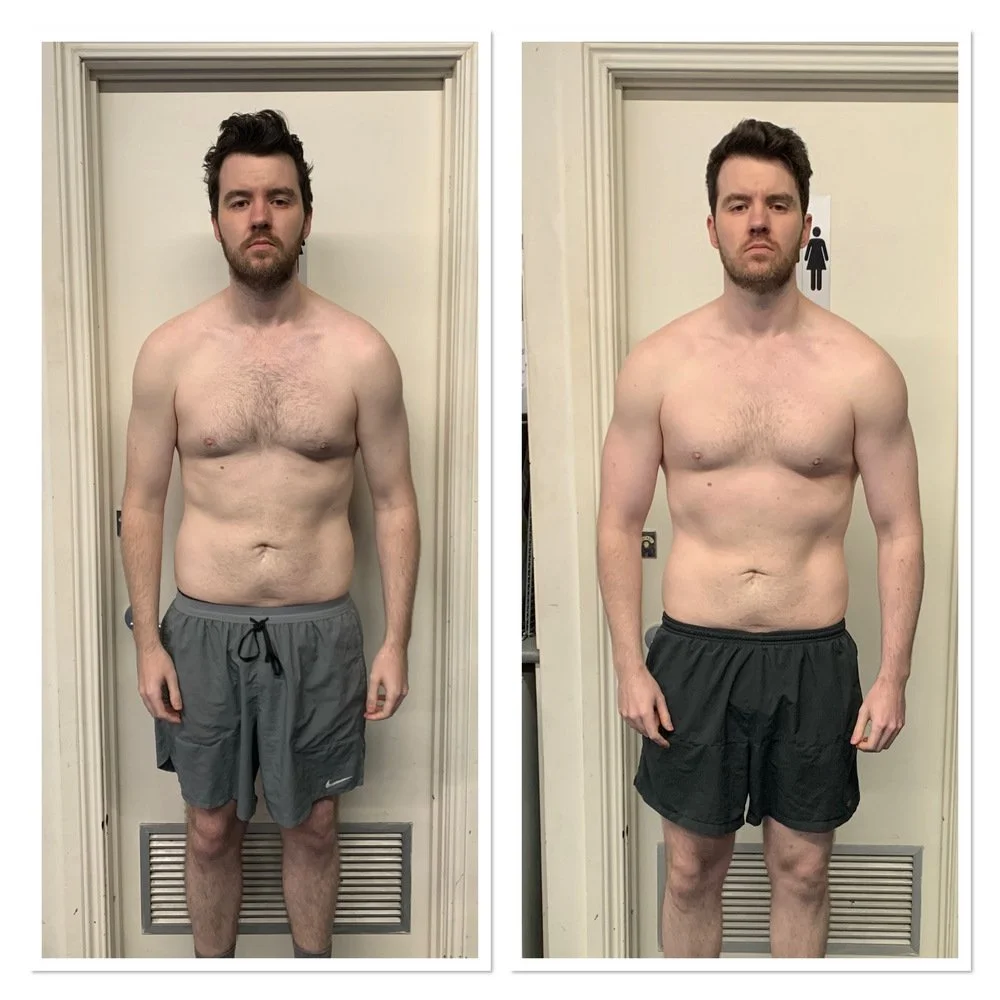 Client Brendan 12 week transformation results