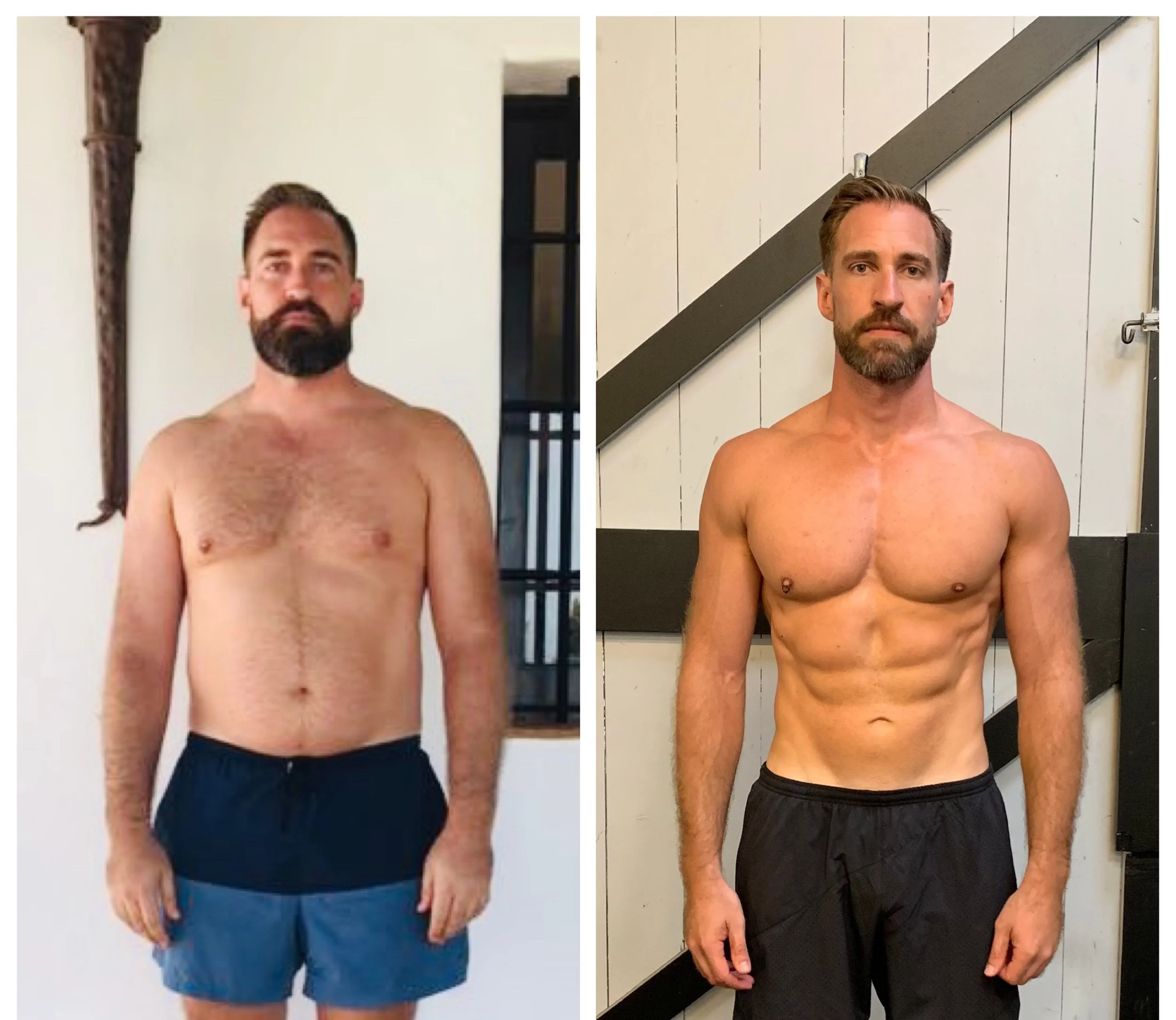 Dylan before and after body transformation port melbourne