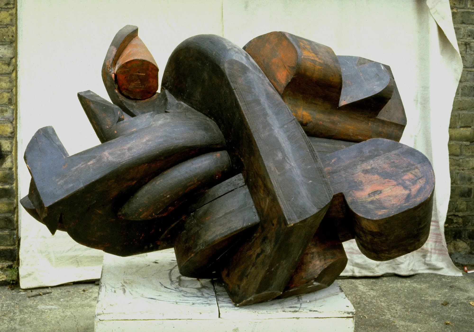 Rhino. Wood and paint. 56' long. 1978.