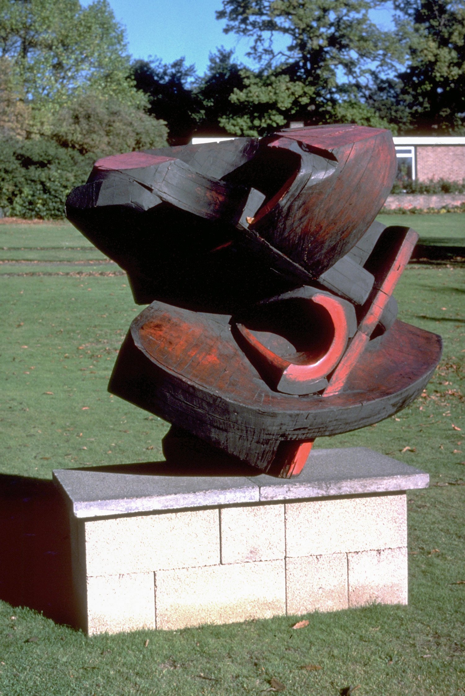 Night Rite. Wood and paint. 58' high. 1978.