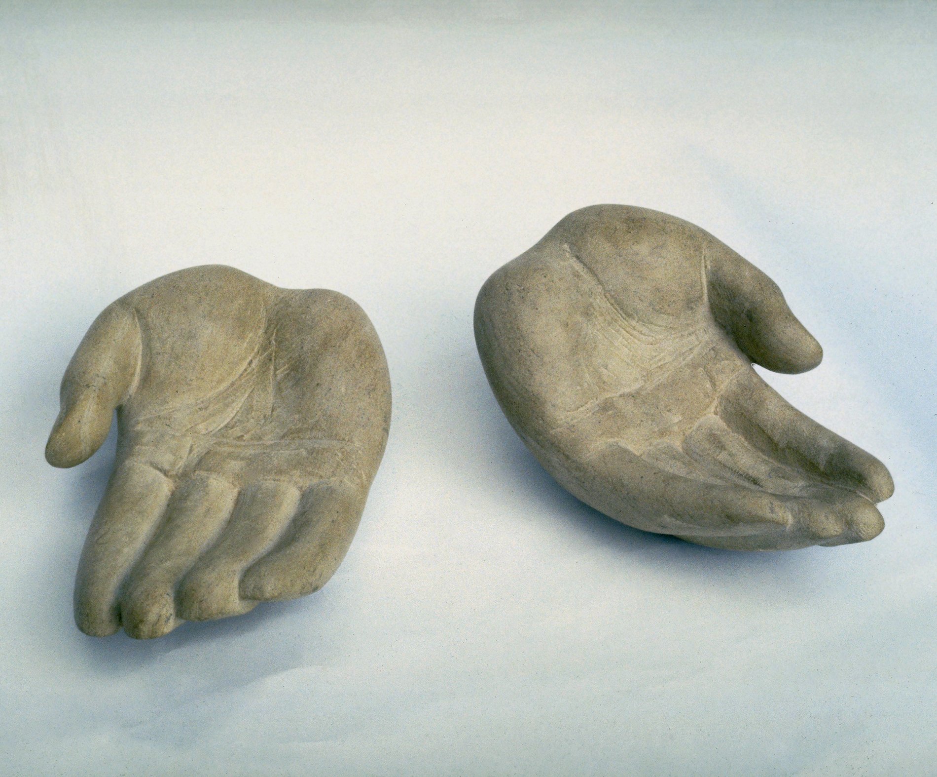 Hands. Ancaster Stone. 11' long each. 1984.