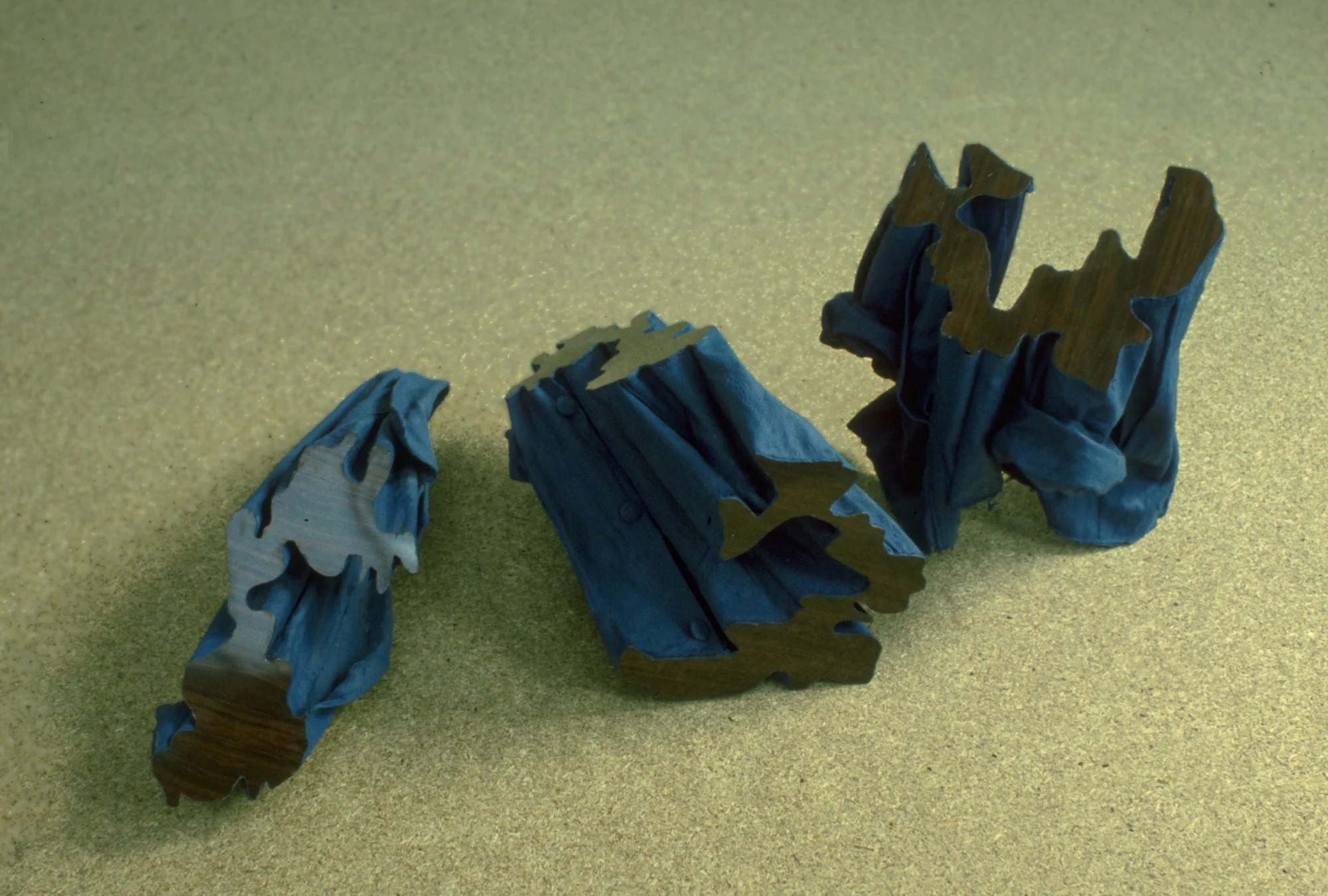 Fragment I. Fibreglass casting, paint and formica. 50'  long. 1973.