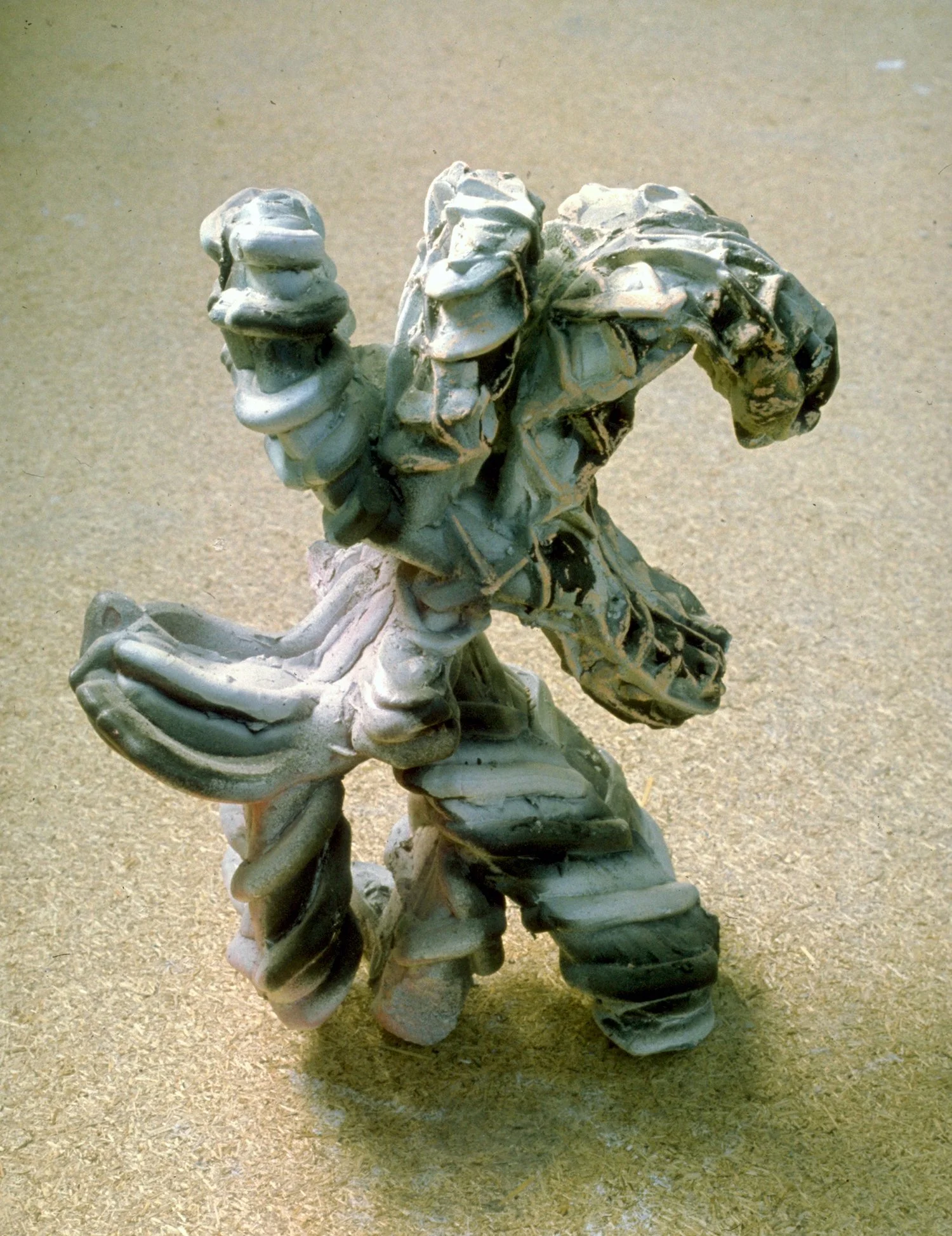 Troubador I. Plaster and paint. 14' high. 1975.