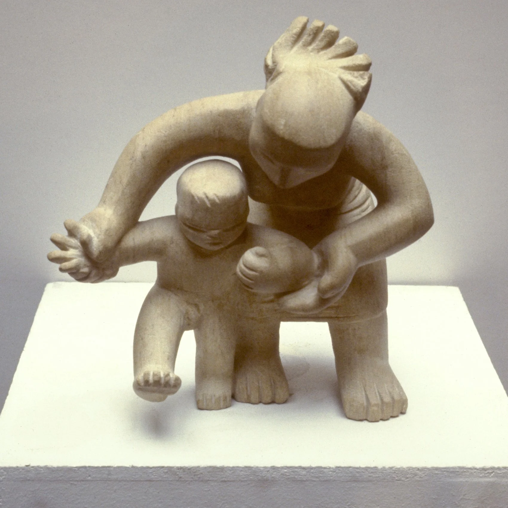 Walking. Ancaster Stone. 11' high. 1983. Private Collection.