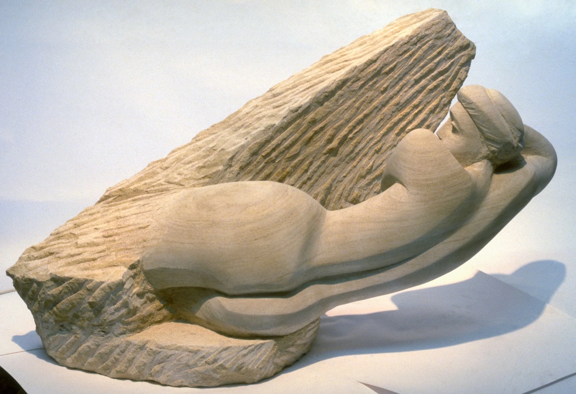 Woman and Curtain (after Velázquez). Ancaster Stone. 53' long. 1986. 