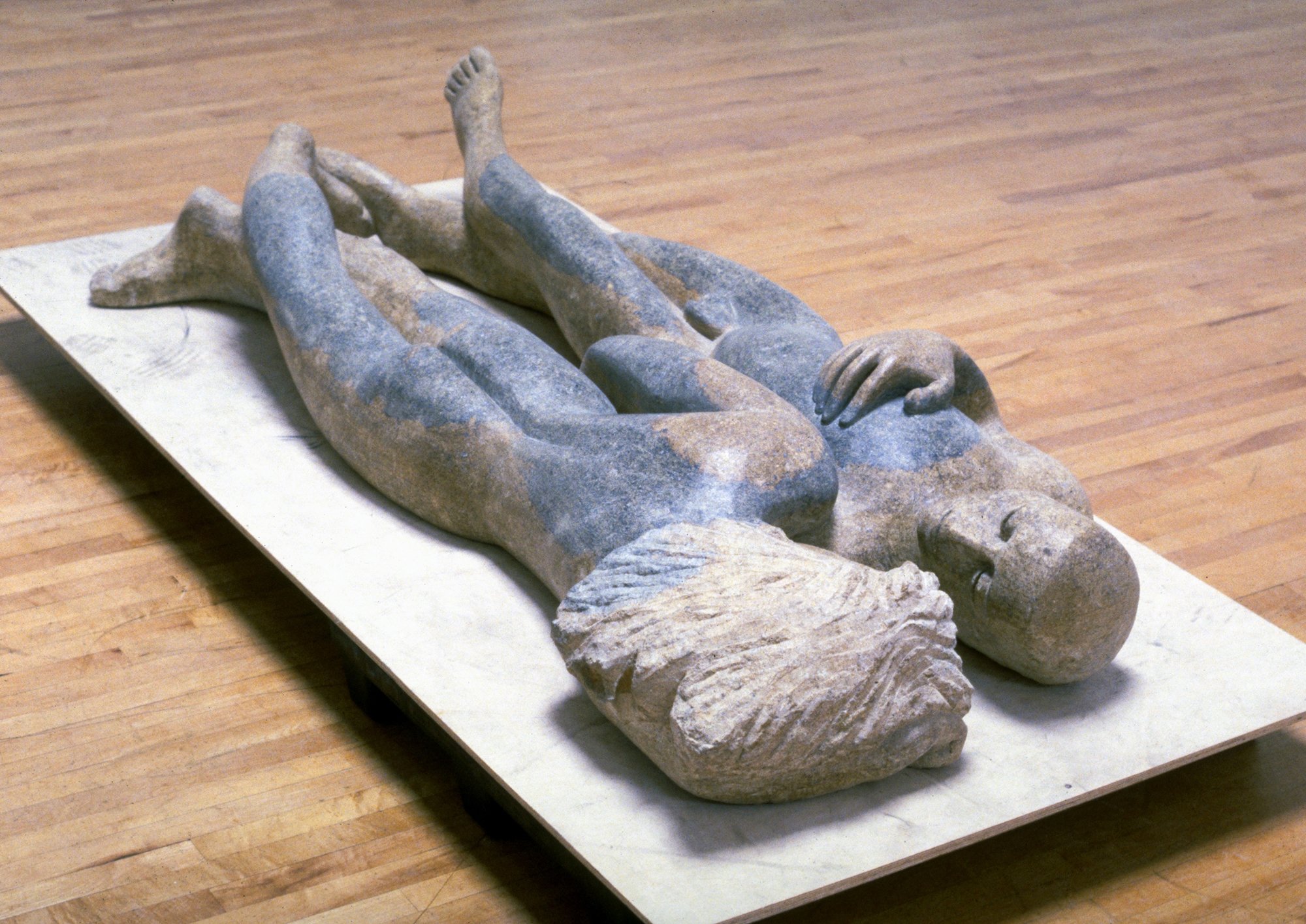 Morning II. Ancaster Weatherbed Stone. 88' long. 1987. The Tate Gallery Collection, London.