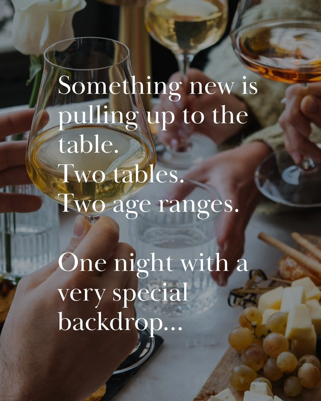 Want to know where it is?...
We’ll reveal it to our subscribers first!
If you want first dibs when tickets open and the venue is revealed - sign up for our  newsletter via the link in bio.
Connection over courses. Chemistry over small talk. C