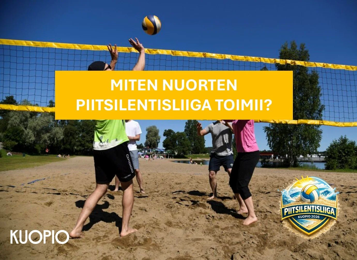 Hoi Kuopion nuoret! PiitsiLentisLiiga tulee! 

Ota homma haltuun, kasaa oma jengi ja l&auml;hde mukaan. 

Kuopion PiitsiLentisLiiga on nuorille (n.13-18 v.) suunnattu kes&auml;lomakaudella pelattava rento h&ouml;nts&auml;liiga, jossa osallistuminen j