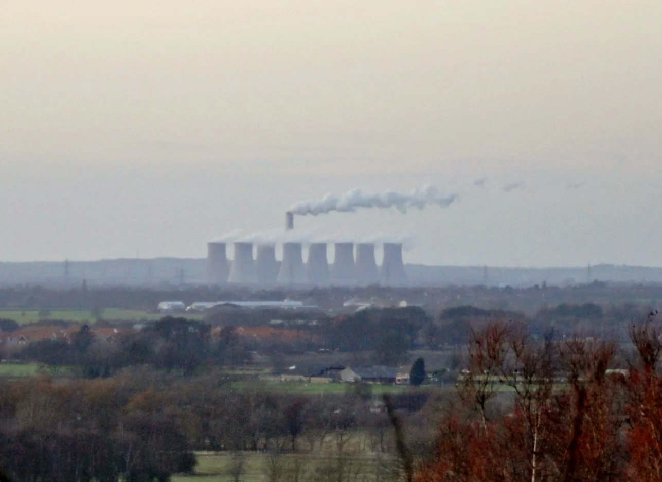 View of Cottam Power Stattion from Liquorice Park.