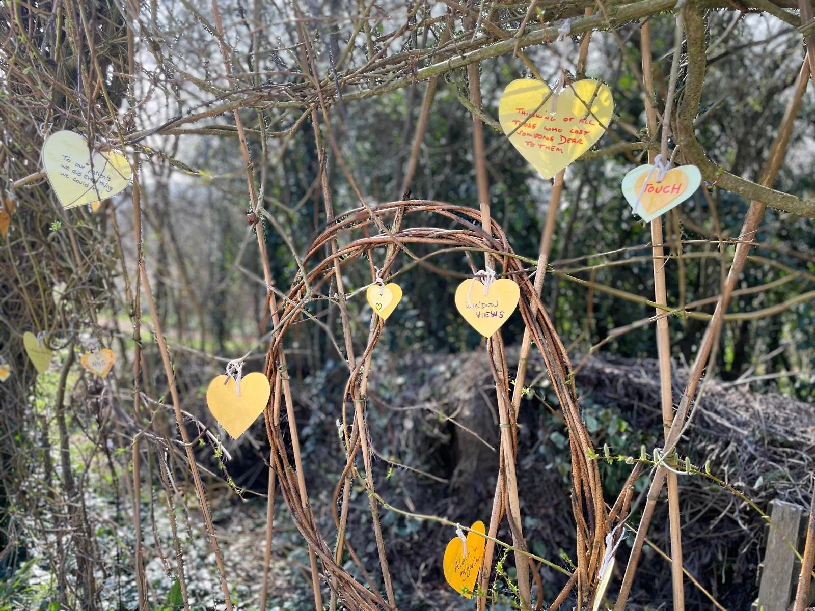 HUHRA Hearts of Rememberance Wall.  