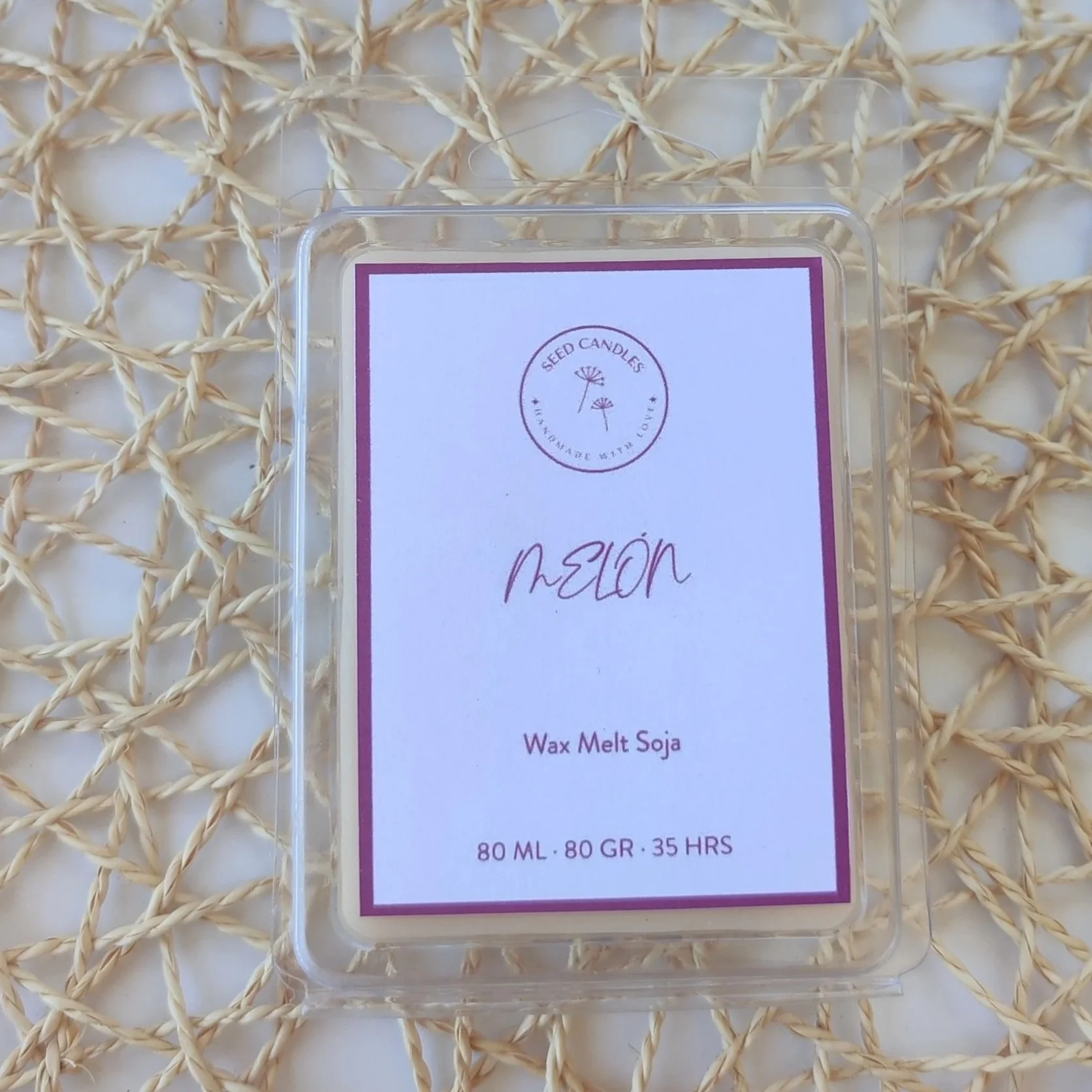 Colección Verano_Wax Melt "Melón"