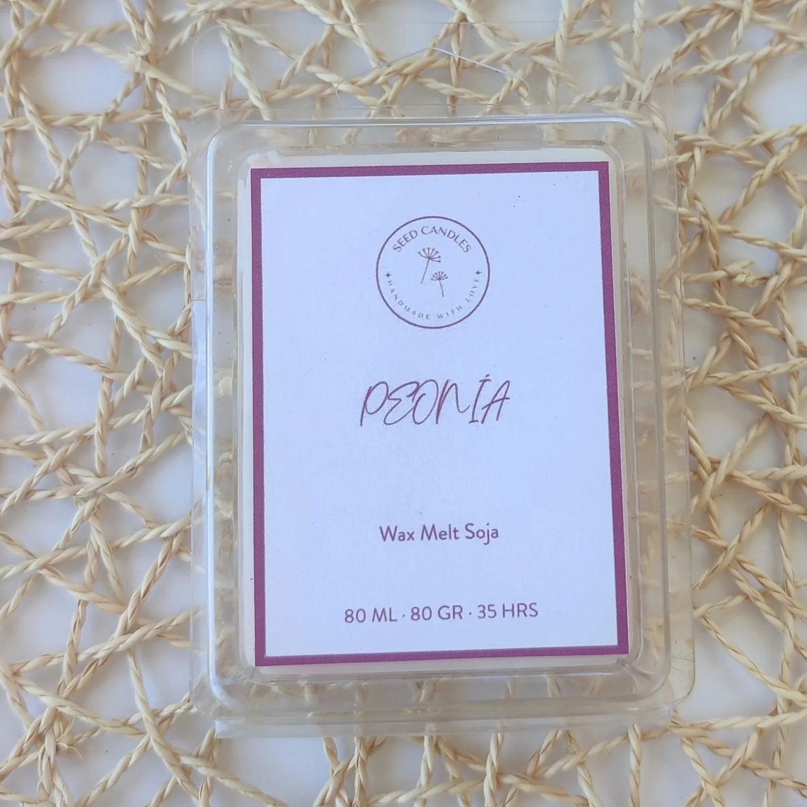 Colección Primavera_Wax Melt "Peonía"