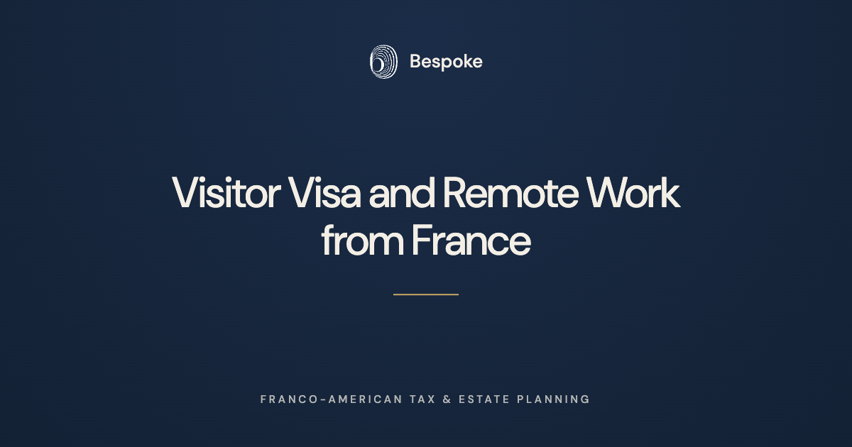       
  
    Visitor Visa and Remote Work from France: What the 23 June 2026 Ministerial Answer Actually Says (and What It Doesn't)  A written question put to the French Interior Minister, answered on 23 June 2026, has been making the rounds among A