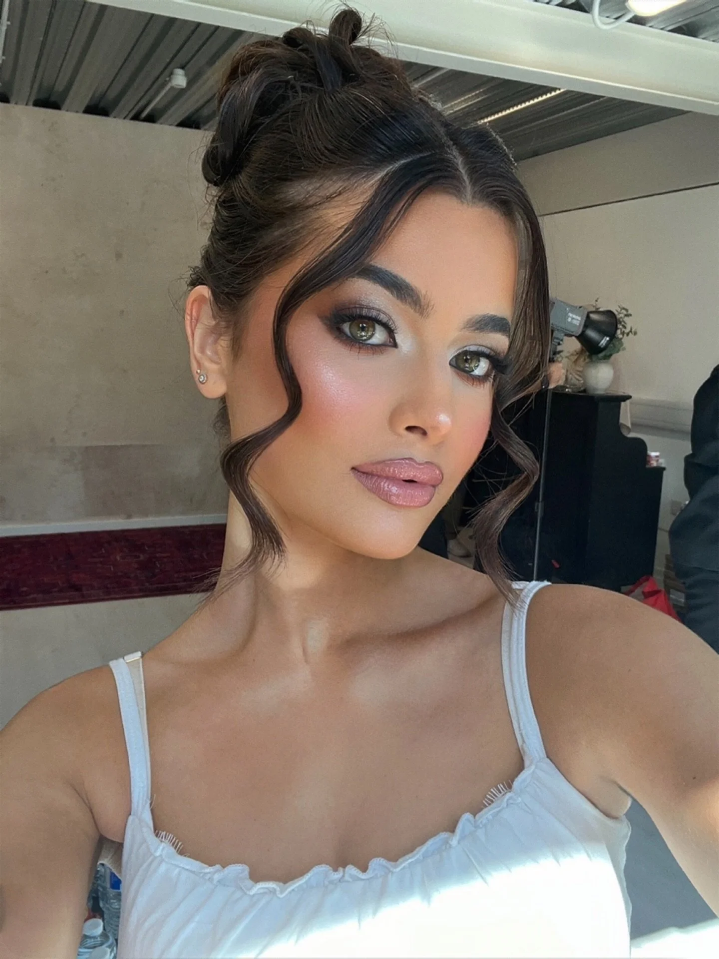 moments from set recently 📽️
.
.
.
been obsessively wearing my new @nakedwolfe adored suede trainers recently ~ use code Leyla10 for 10% off 🤍✨ 
.
.
#modellife #backstage #influencerlife #ukmodel #modelinspo