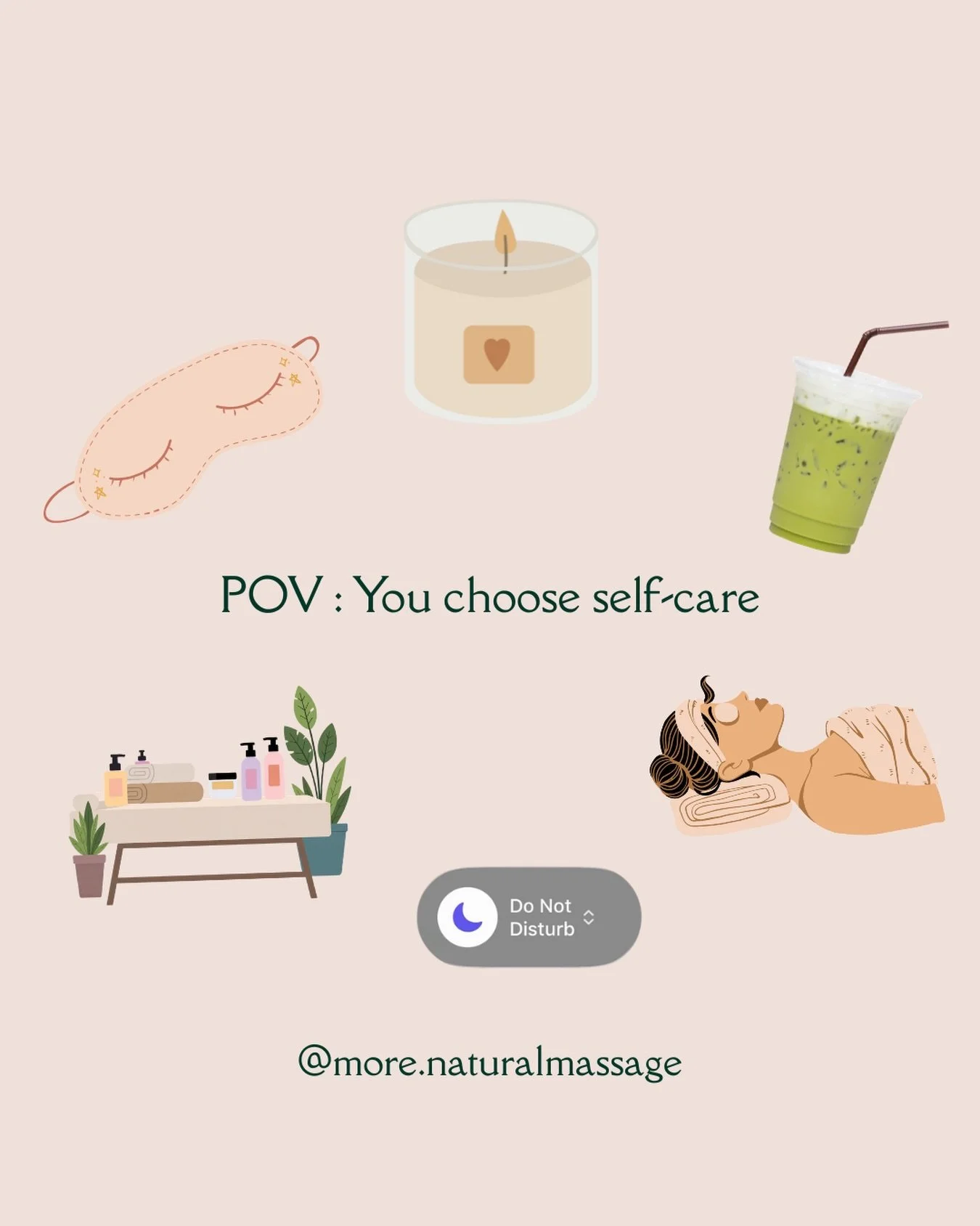 All of our favourite self-care rituals 🤭❤️✨

A little quiet time, a little glow-up, and a whole lot of choosing you. 🌿🕯️💆&zwj;♀️
Because rest isn&rsquo;t a luxury &mdash; it&rsquo;s part of the routine.

#SelfCare #MoreNaturalMassage #ChooseYou #