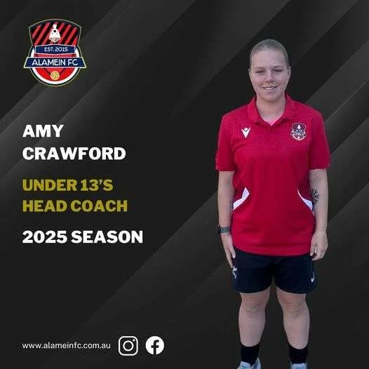 Welcome Amy Crawford – Under 13 Head Coach 2025