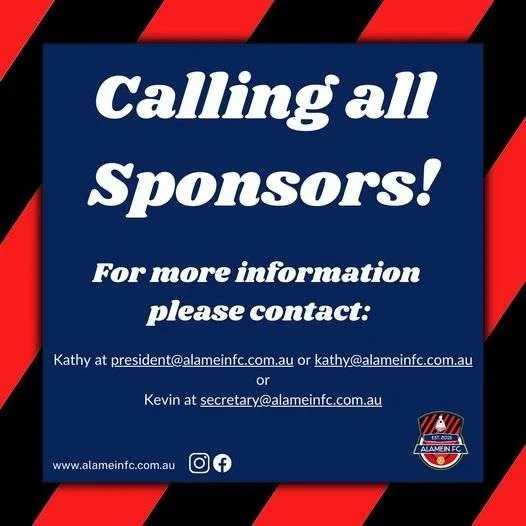 Calling All Sponsors!