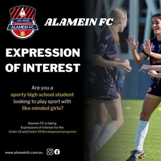 EOI Development Program U12 and U15