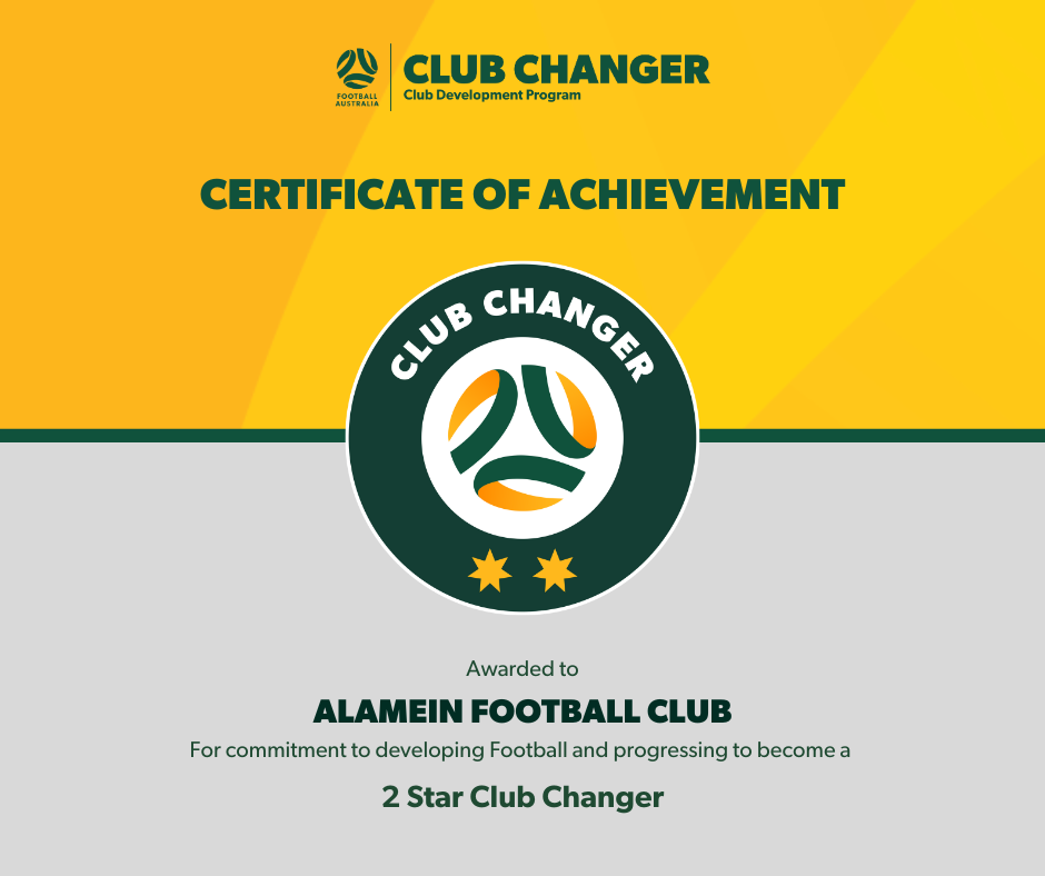 Celebrating two-star Club Changer recognition