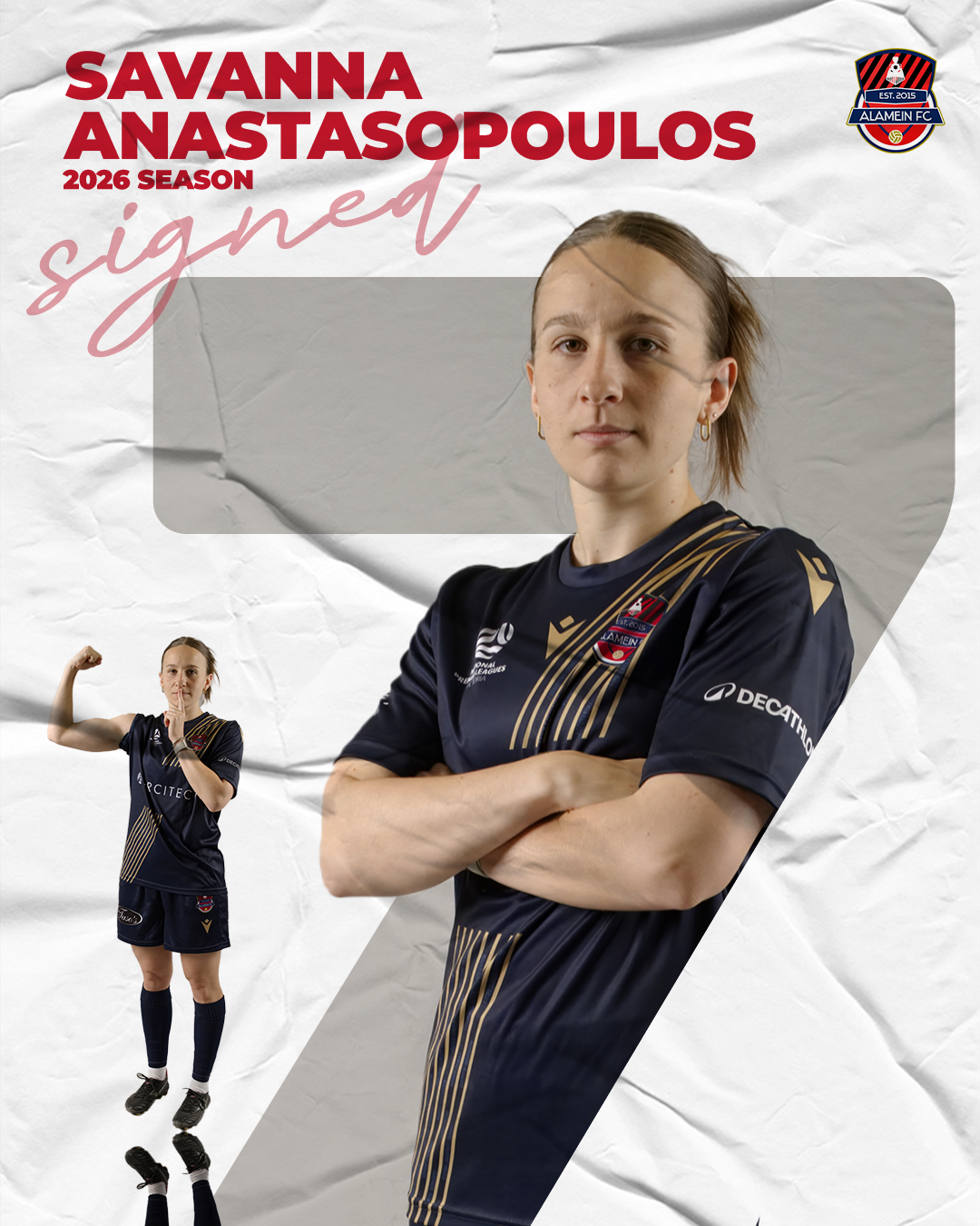 Savanna Anastasopoulos returns to Dorothy Laver!

Part of our leadership group, she is an exceptional player and a wonderful member of our senior squad. With a creative brand of football, and a tenacious ferocity in the press, we look forward to what