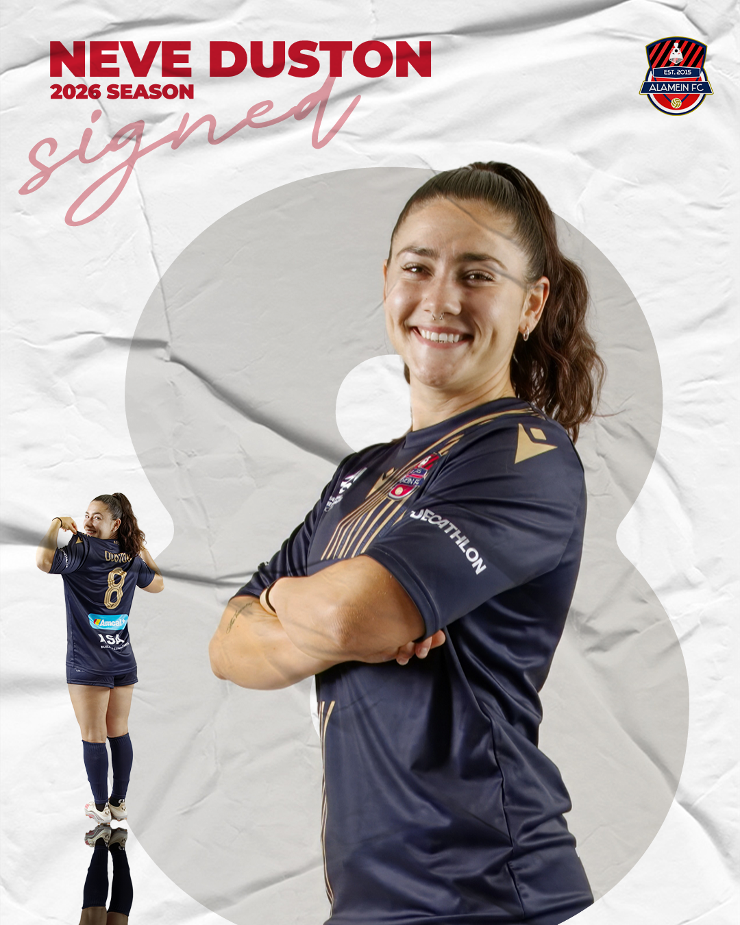 Neve Duston is back at Dorothy Laver!

Our American in Midfield, Neve is superstar on and off the pitch. With a significant influence across our junior program and the coach of our Under 14’s academy squad, Neve is ready to show us once more what she
