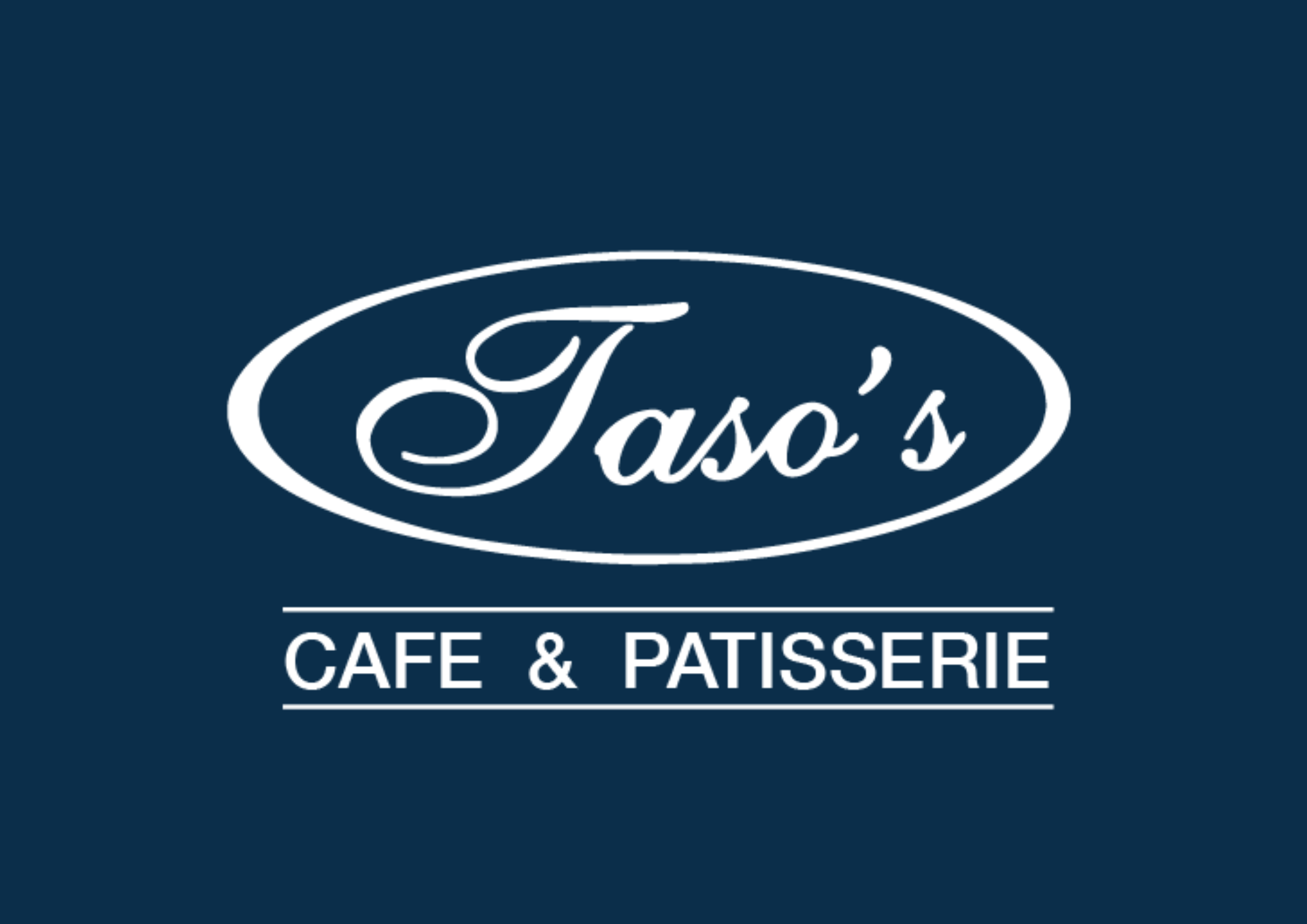 Thank you Taso's Cafe & Patisserie - valued sponsors 2026