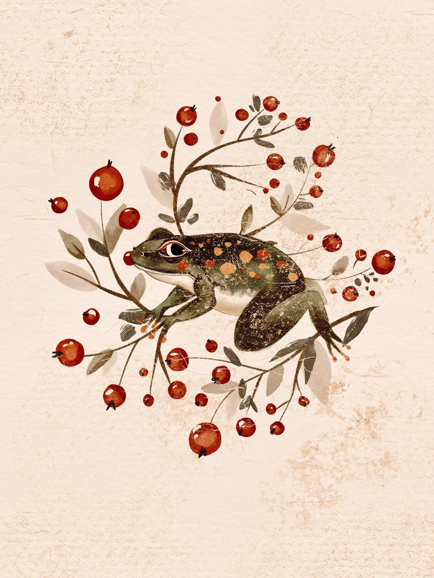 I&rsquo;ve been avoiding drawing frogs for a very long time, but my prompt for Day 11/30 is Berry Frog! What do you think? Could you tell how uncomfortable I felt? 😁🐸
@alexandradikaia 
#alexandradikaia_ma