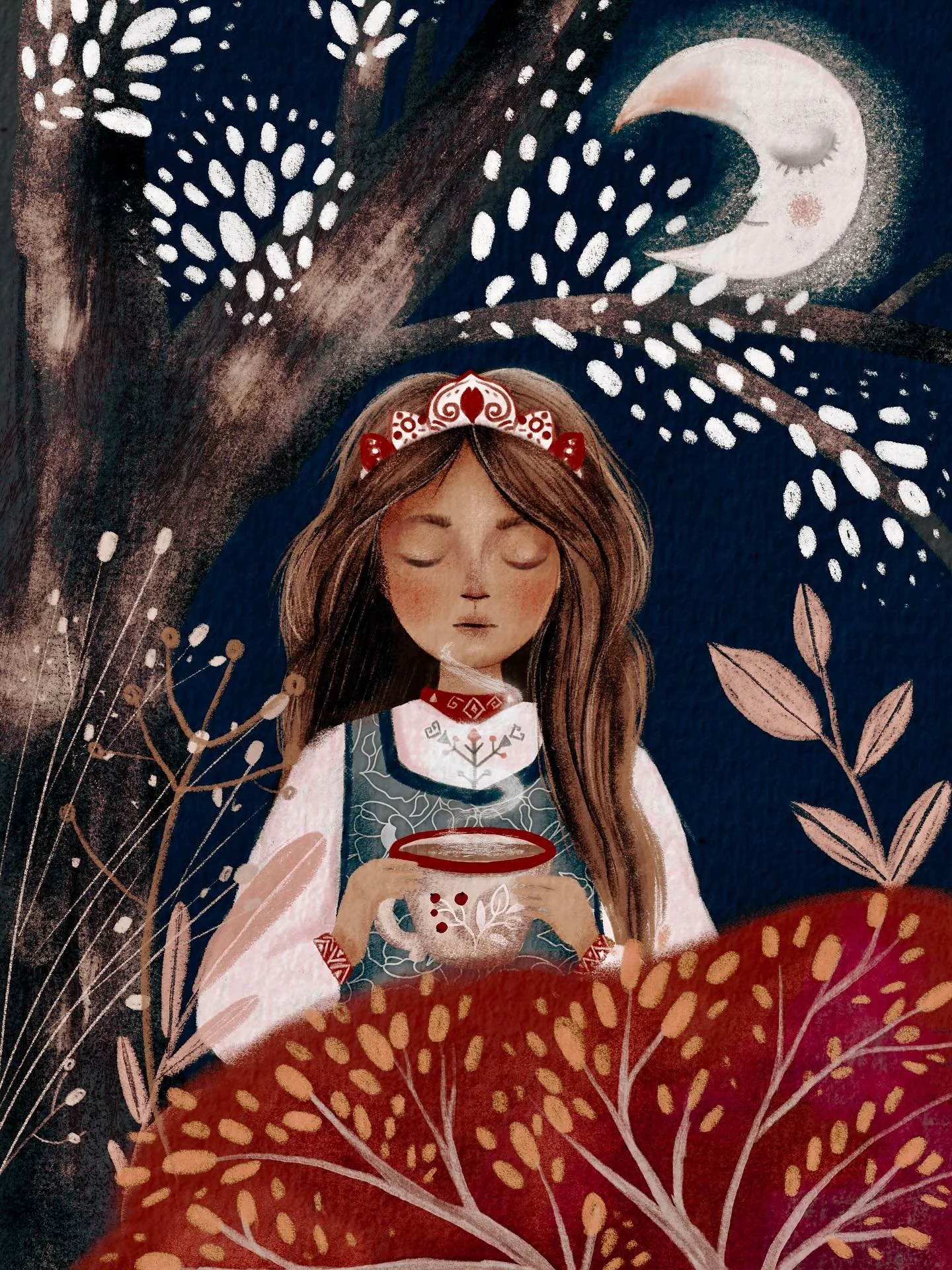 It was a challenge (yet again!) to fit in coffee in my illustrations.. but I guess that&rsquo;s the point isn&rsquo;t it 🫣 sometimes it works sometimes it doesn&rsquo;t, I&rsquo;m determined to make it to day 30 🫡
Day 12/30 now, Evening Coffee of #