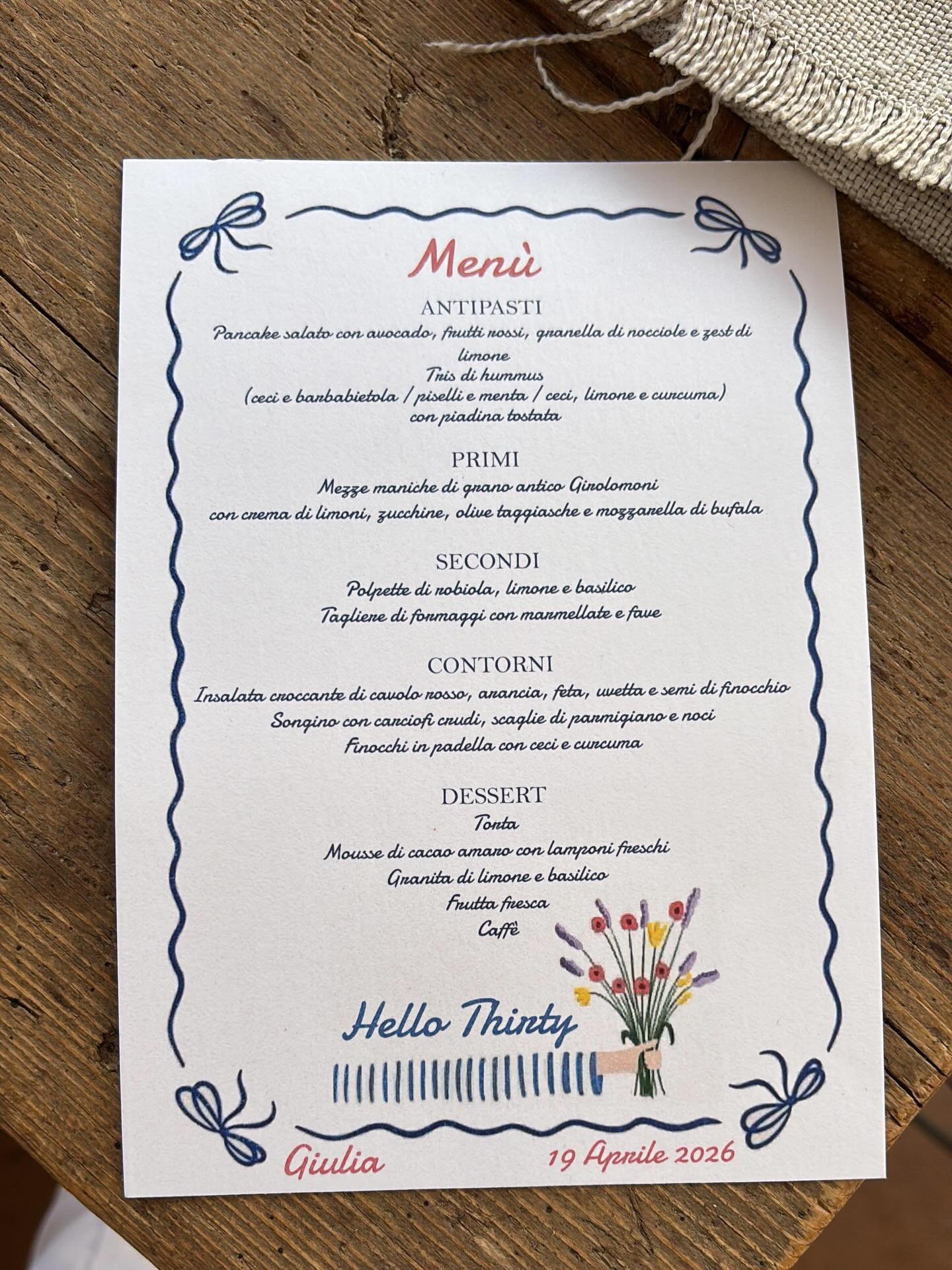Men&ugrave; personalizzati per i tuoi eventi 💐
&bull;
&bull;
&bull;
#stampadigitale #stampa  #menupersonalizzato #cittadiancona #centrostampa