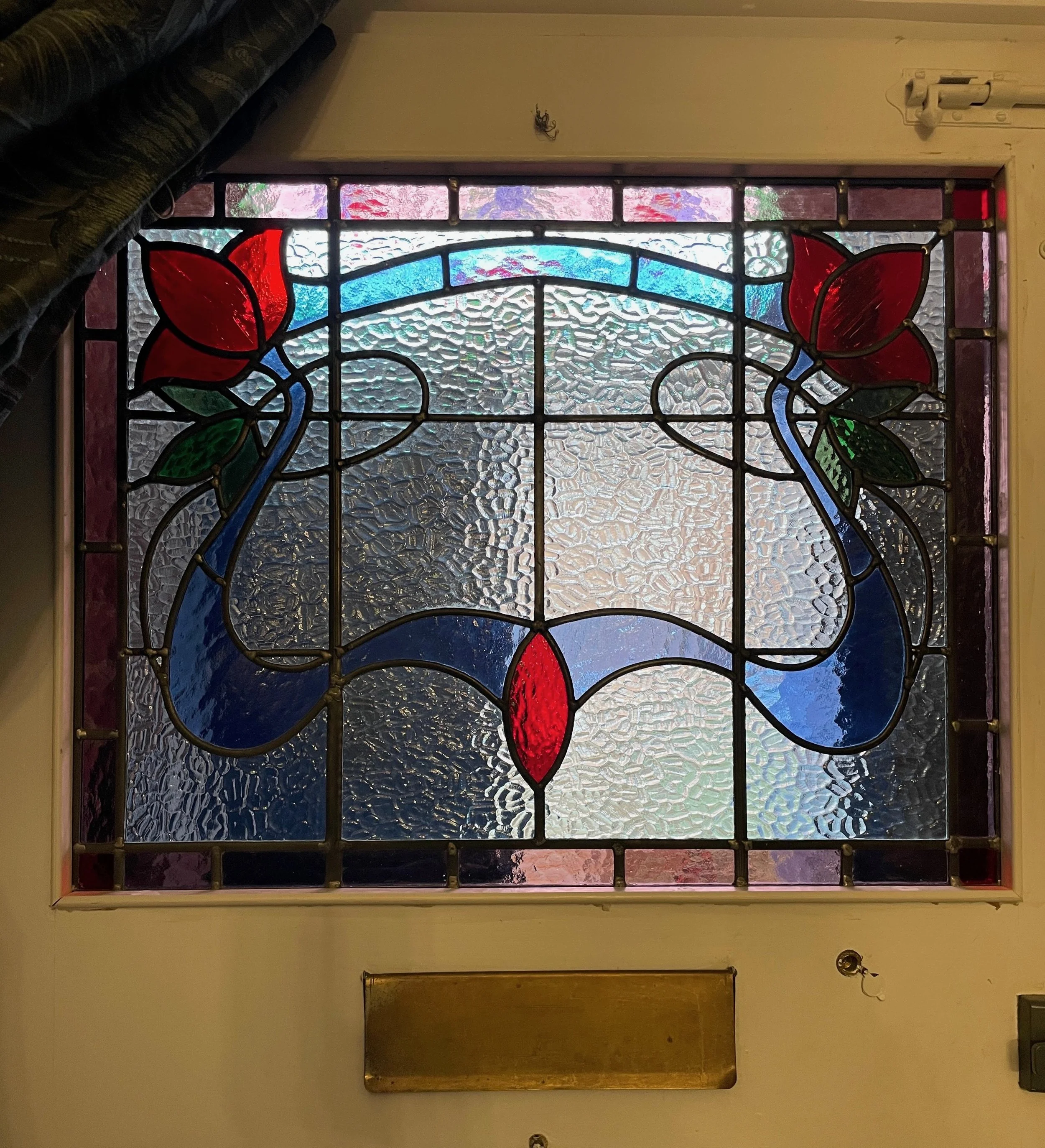 left hand corner glass repair