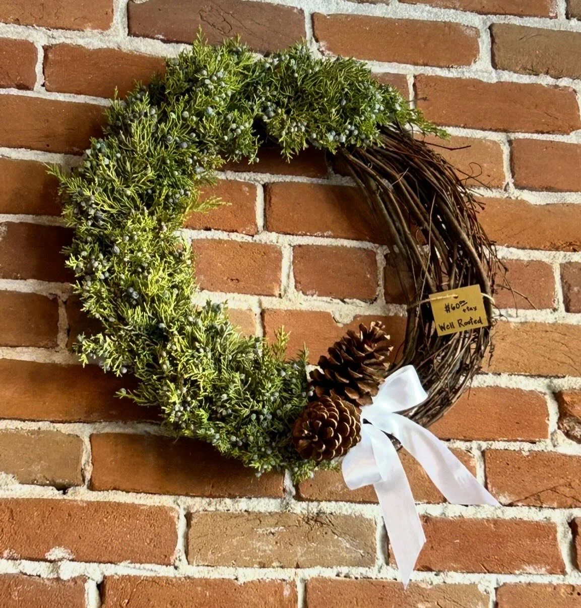 Holiday wreathes coming at you! Who wants one? Taking orders for wreathes with fresh evergreen. Now until no more bases left! Please text orders to Jules at 719-221-8679. 
*16&rdquo; grapevine base=$67.00 ;*14&rdquo; metal wire base=$47.00;*10&rdquo;