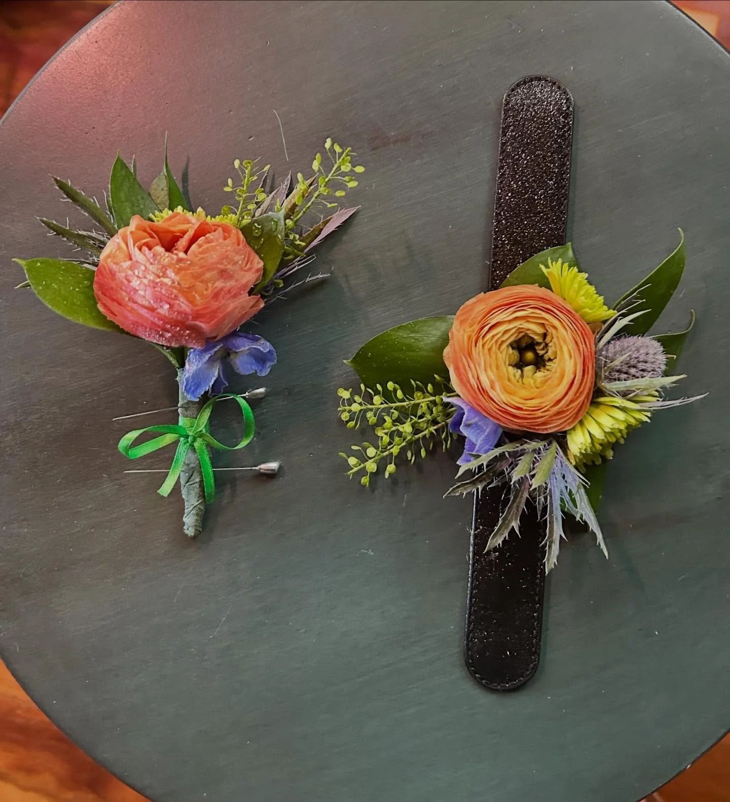 WinterFest is next weekend! Offering small bouquets for $35, boutonni&egrave;res for $25 and wrist slap bracelet corsages for $40. Shoot me a text to order and let me know what color dress or bow tie as I try to coordinate! 719-221-8679.