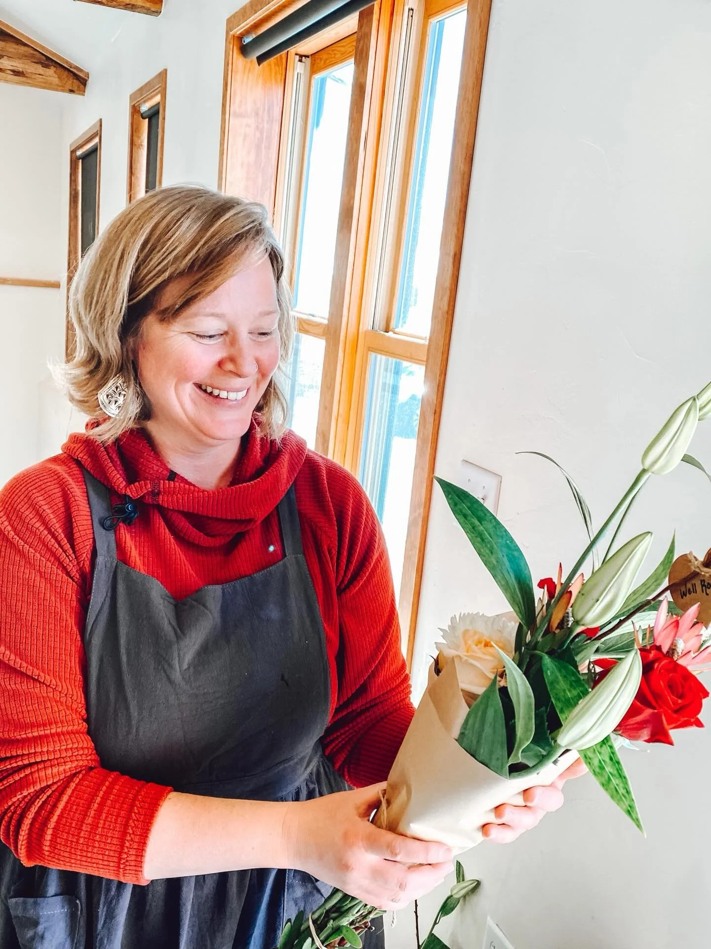 Put a little love in your heart! Well Rooted is now taking pre-orders for Valentine&rsquo;s Day! Offering the following choices:
*Small Wrapped bouquet-$40
*Medium Vase bouquet-$80
*Large Vase bouquet-$120
Please text Jules at 719-221-8679 and specif