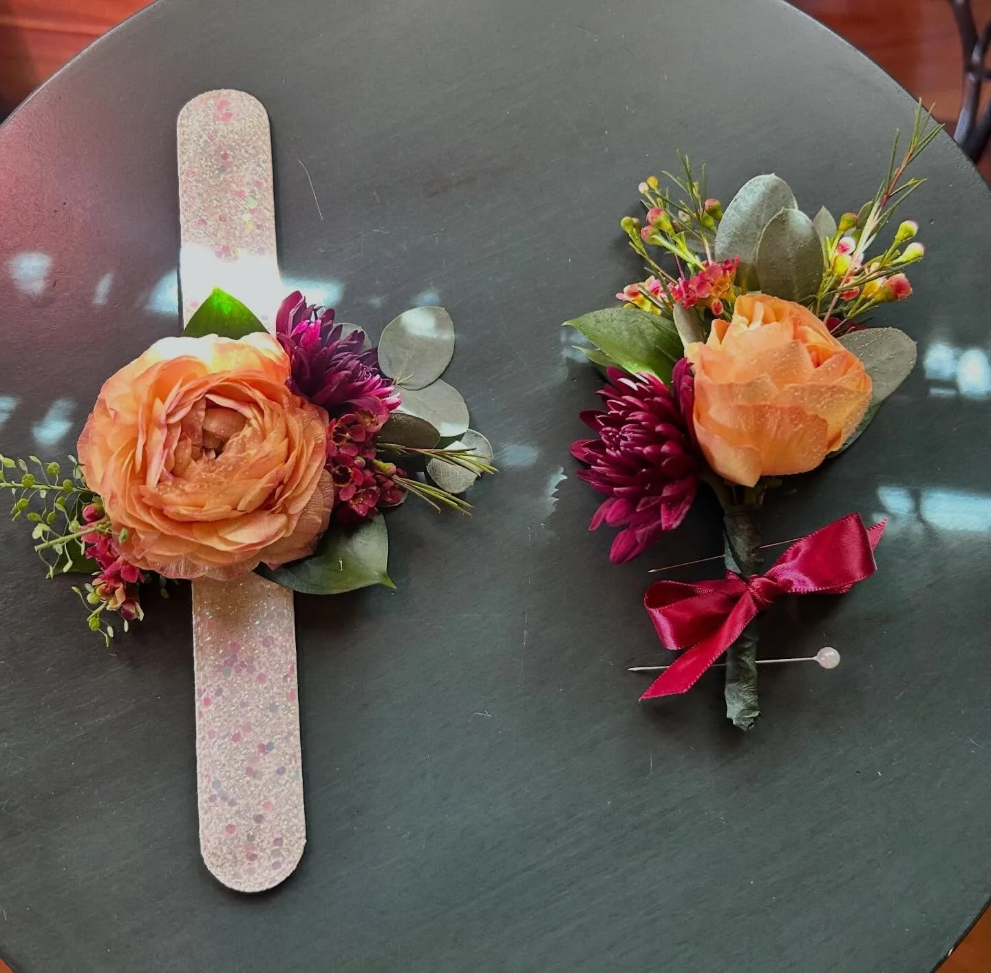 Prom is coming&rsquo; in hot! Don&rsquo;t forget to reach out to order a boutonni&egrave;re ($25) and/or corsage ($40). Shoot me a text to order 719-221-8679. It&rsquo;s nice to know color of dress and preference for gold slap or bangle bracelet. 😀