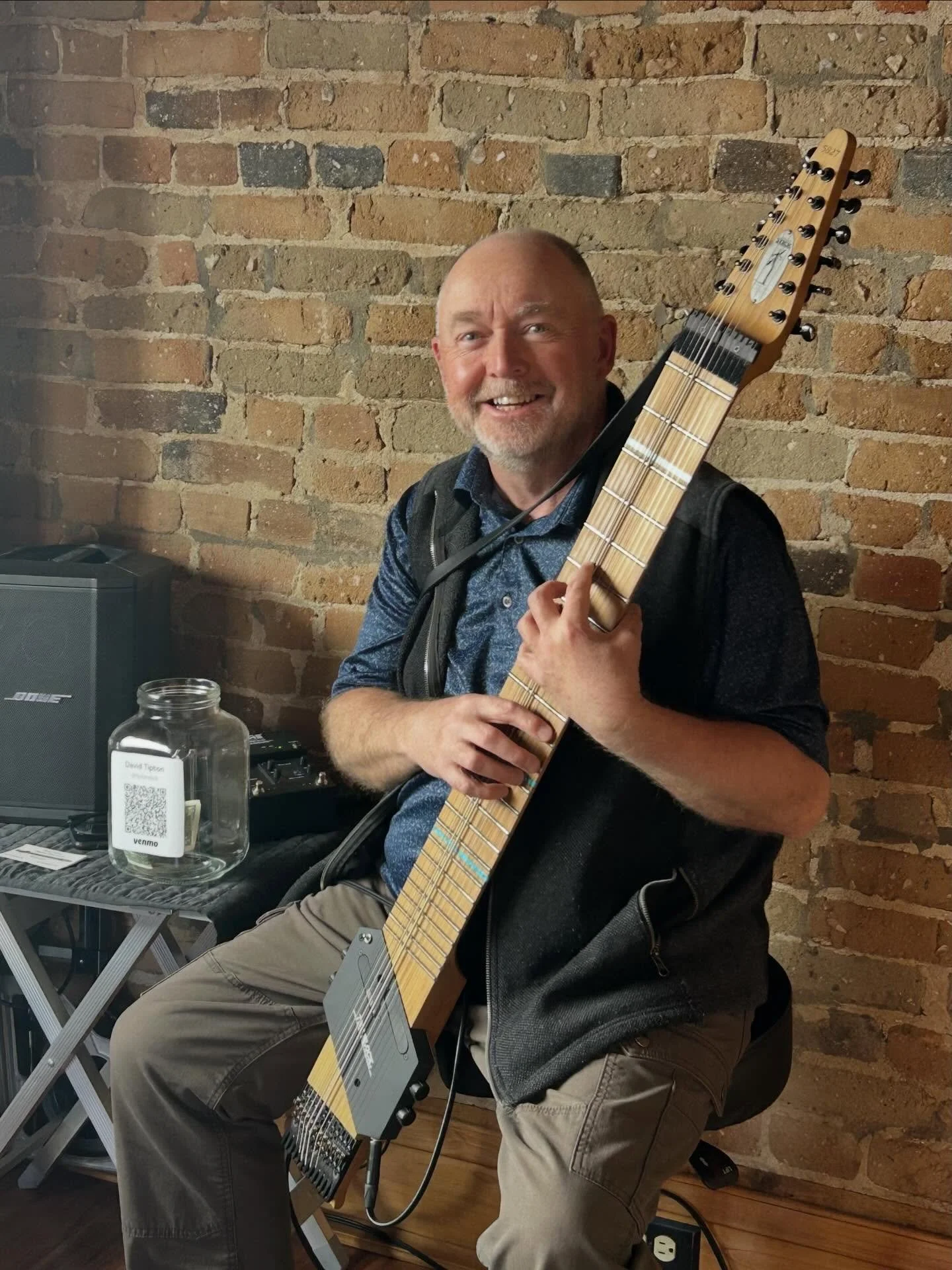 Come on out to Well Rooted for First Friday 5:30-7:30pm and let David Tipton serenade you while you enjoy snacks and apps too. Dick Hinerman is offering 25% off all of his wood work as well.
