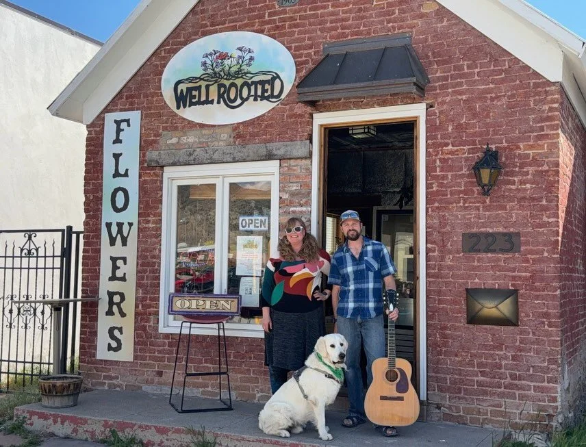 Come on out to Well Rooted for First Friday 6/5 to check out our progress in the courtyard! Featuring J.D. Henderson playing music and Sarah Schaab&rsquo;s metal art! 5:30pm to 7:30pm.