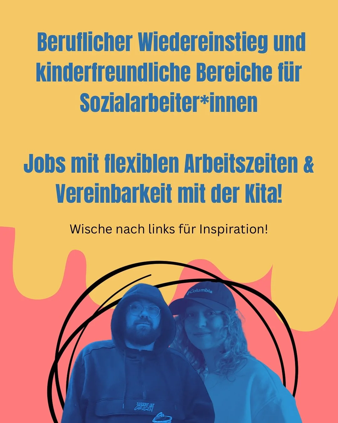 &ldquo;Wiedereinstieg als Sozialarbeiterin &ndash; aber mit Familienfreundlichkeit! 👩&zwj;👧💼&rdquo;

Nach der Elternzeit zur&uuml;ck in den Job zu starten, kann eine Herausforderung sein &ndash; besonders, wenn die Arbeitszeiten mit der Kita verei