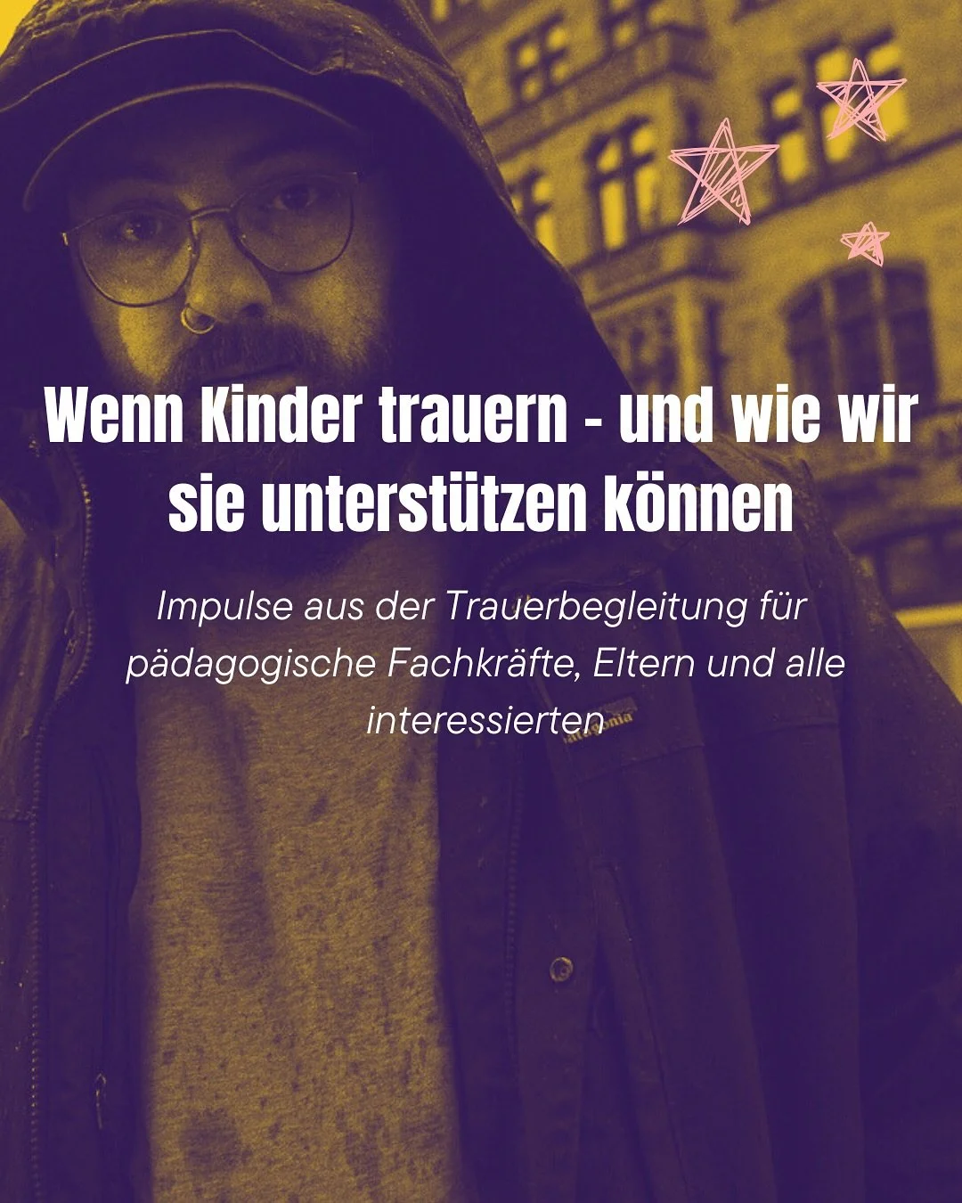 Wenn Kinder einen Verlust erleben, zeigen sie ihre Gef&uuml;hle oft ganz anders als wir Erwachsenen. 

Mal spielen sie, dann weinen sie, pl&ouml;tzlich lachen sie wieder &ndash; alles innerhalb weniger Minuten.
Das nennt man Pf&uuml;tzentrauer &ndash