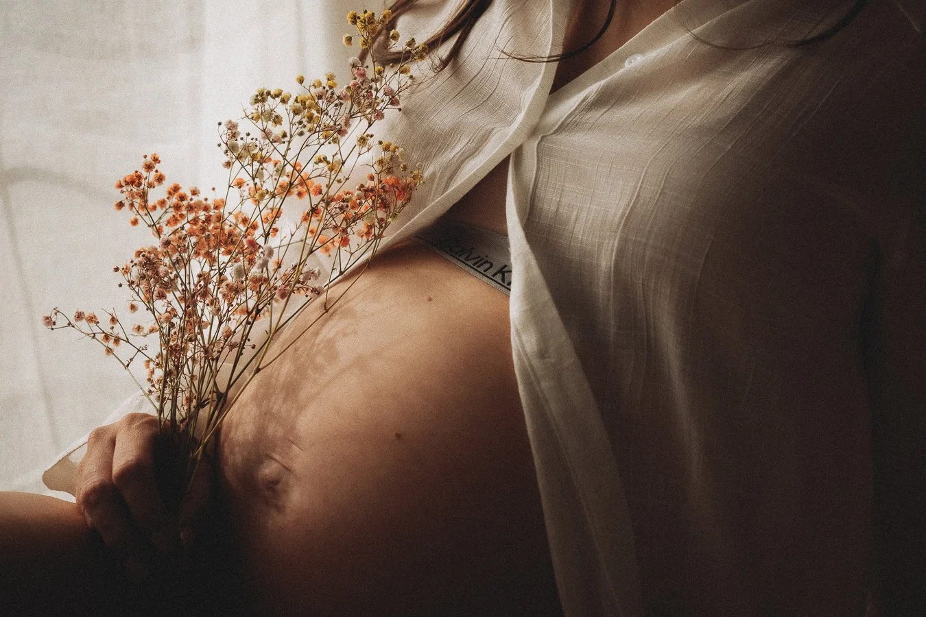 Light from the window reflecting on the bump