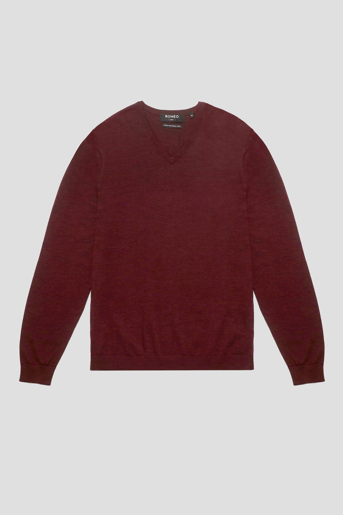 Merino Wool V-Neck Sweater Burgundy PC.jpg