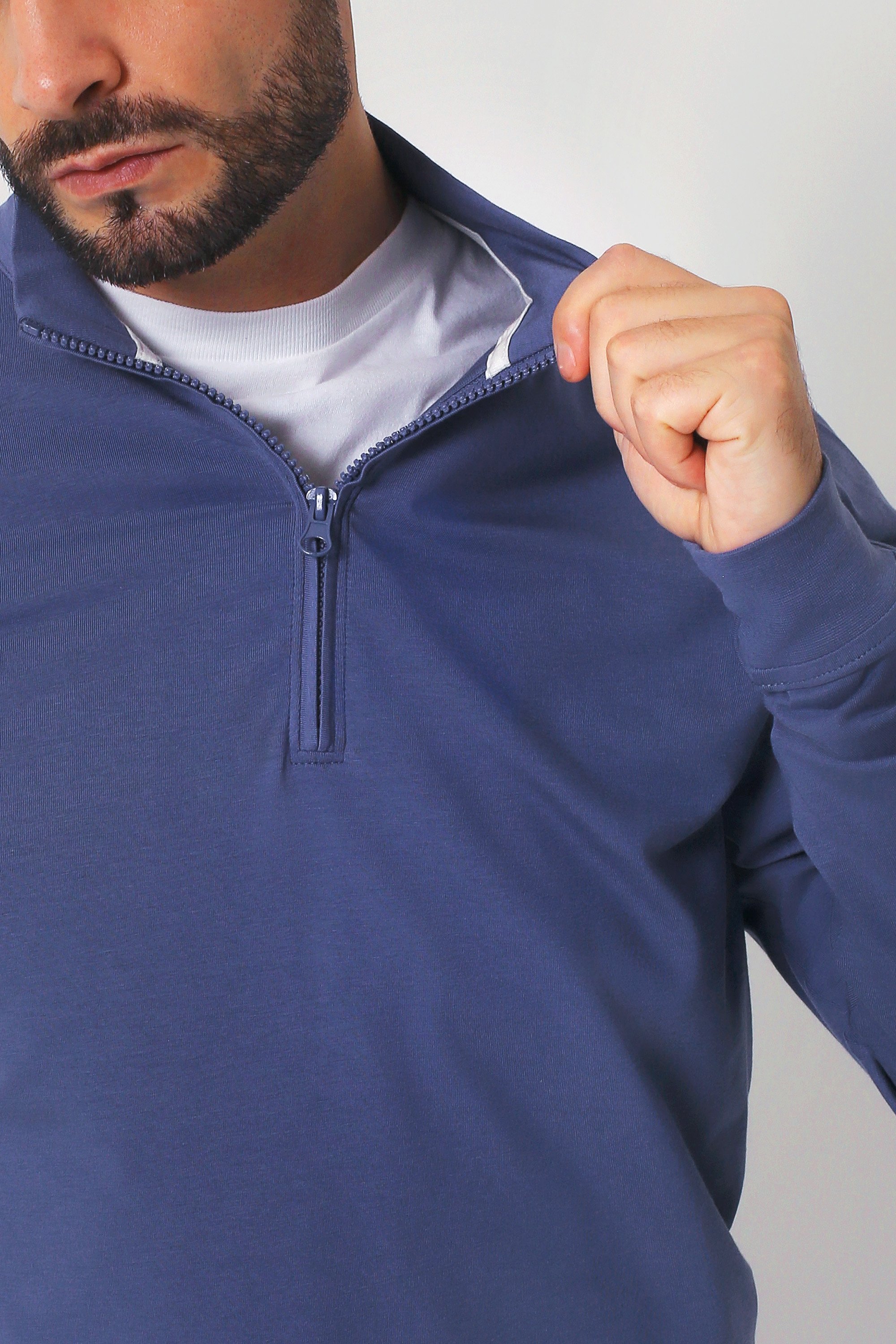 HIGH NECK QUARTER ZIPPER - BLUE 4.jpg